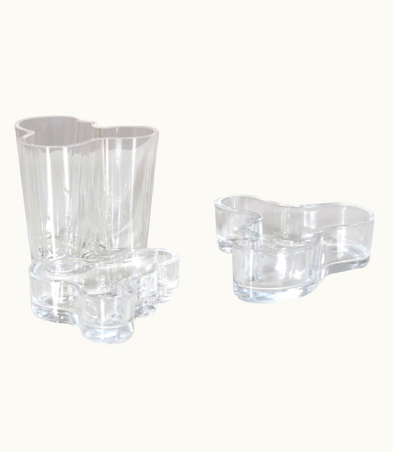 Alvar Aalto Alvar Aalto Glass Savoy Vase And Bowls