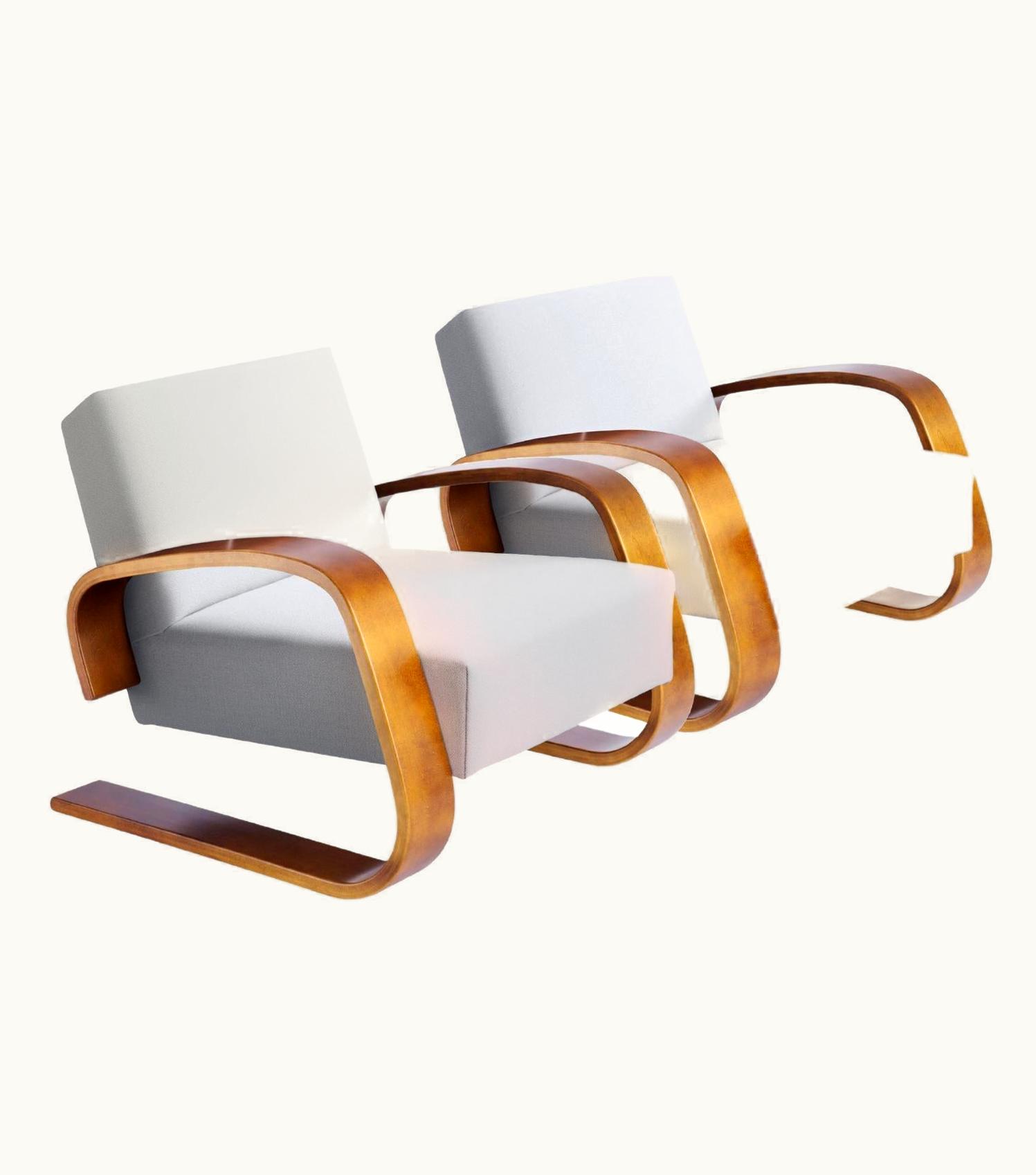 Alvar Aalto Alvar Aalto Pair Of 'Tank' 1936 Armchair For Artek