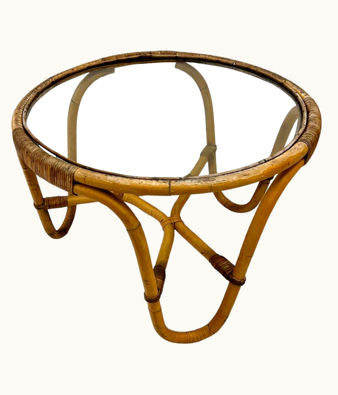 Arne Jacobsen Arne Jacobsen 1936 Arne Jacobsen For Sika-Design Natural Rattan Charlottenborg Table