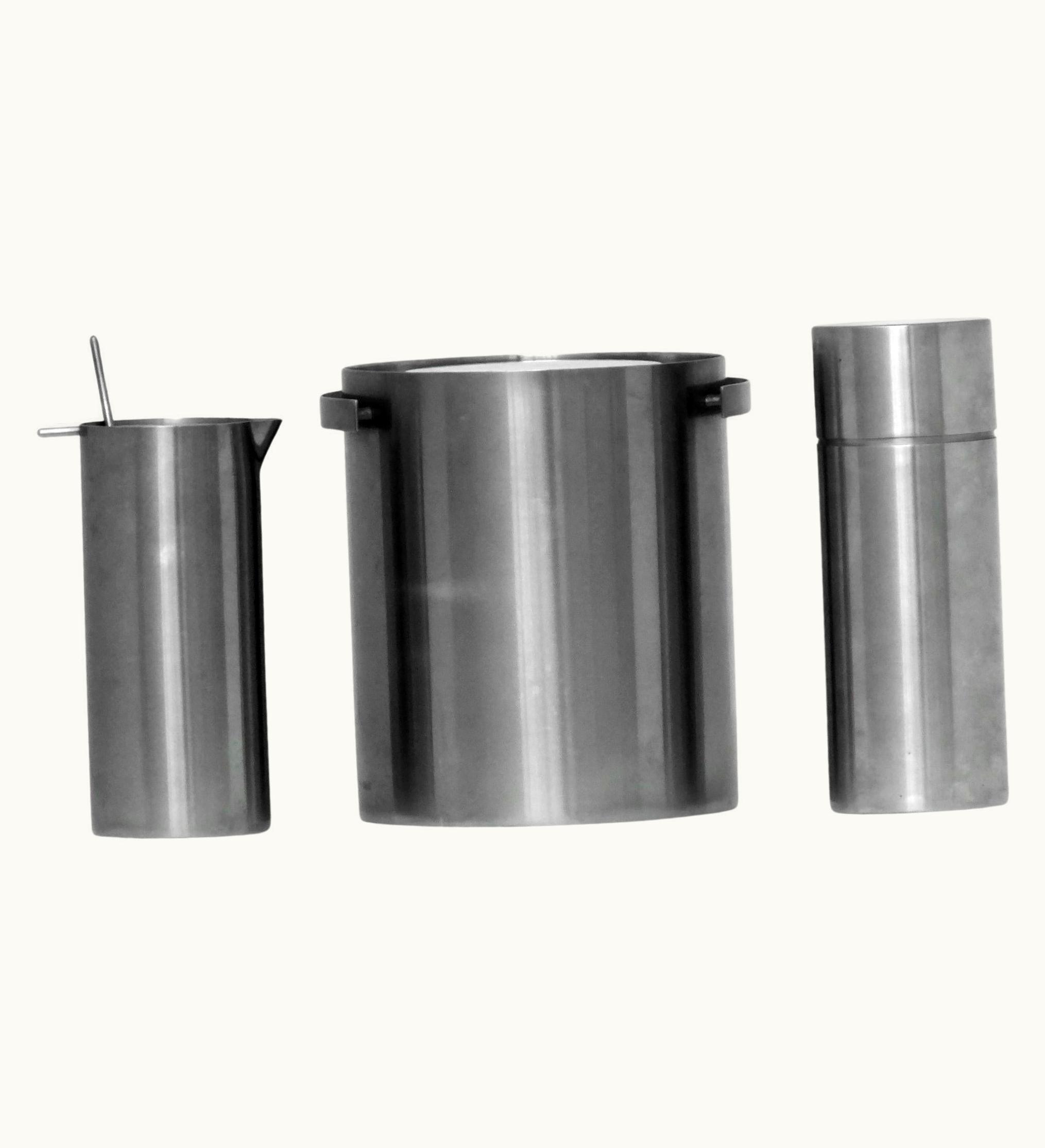 Arne Jacobsen Arne Jacobsen 1960s Vintage Jacobsen Arne Design Years '67 For Stelton Denmark Original Set 3