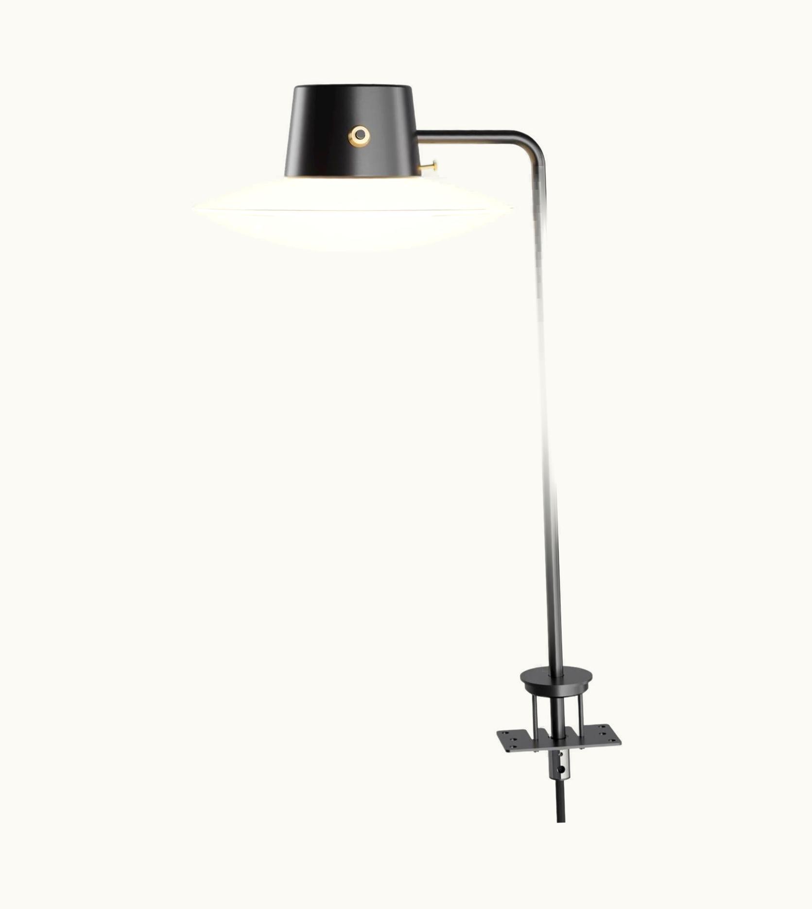 Arne Jacobsen Arne Jacobsen AJ Oxford Pin Table Lamp In Opaline Glass For Louis Poulsen 1963