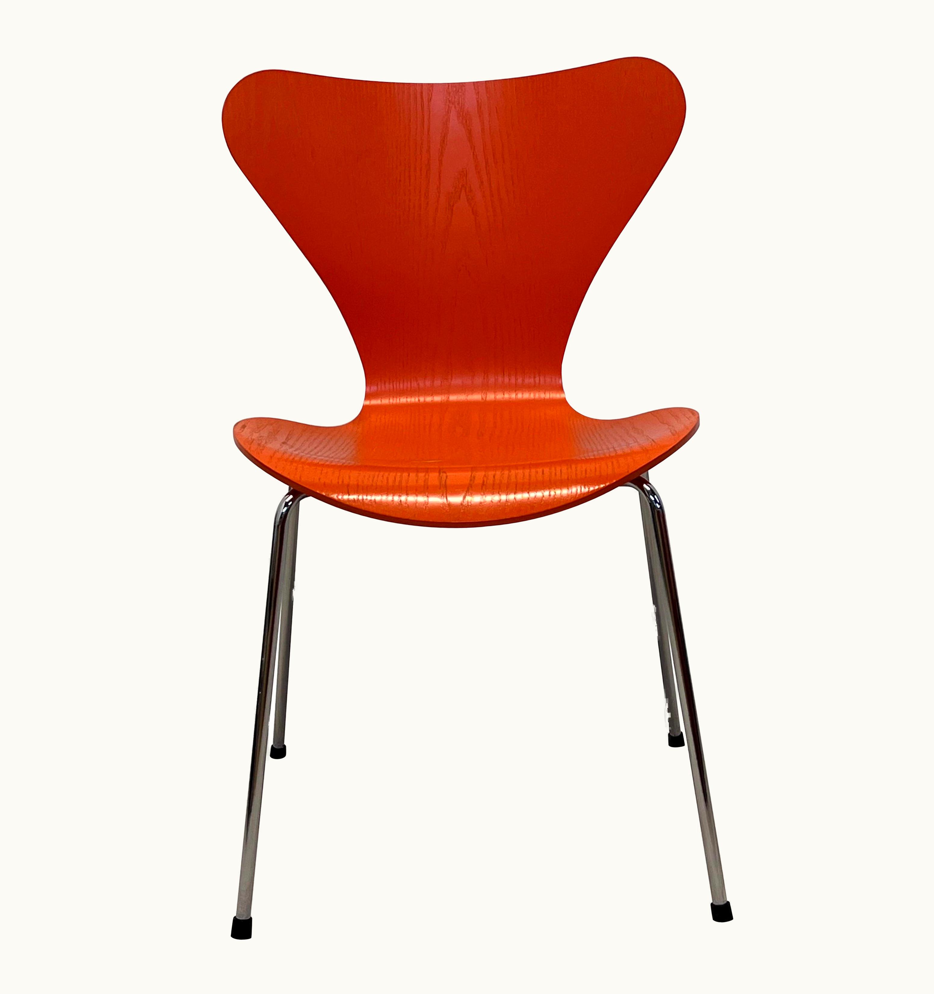 Arne Jacobsen Arne Jacobsen Series 7 Dining Or Side Chair For Fritz Hansen