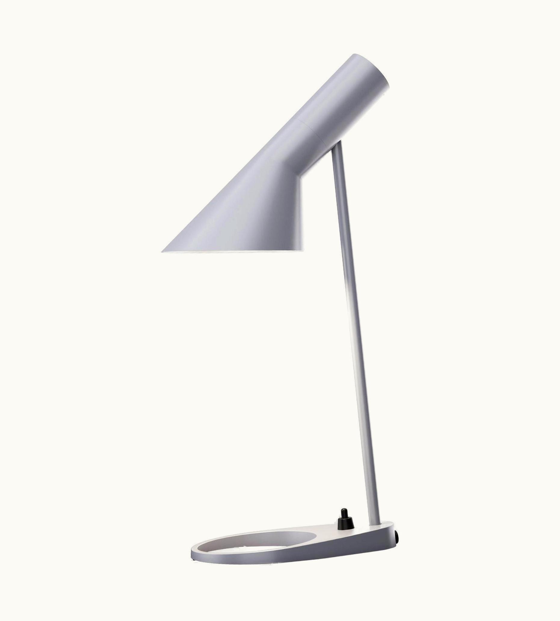 Arne Jacobsen Arne Jacobsen 'AJ Mini' Table Lamp In Light Gray For Louis Poulsen