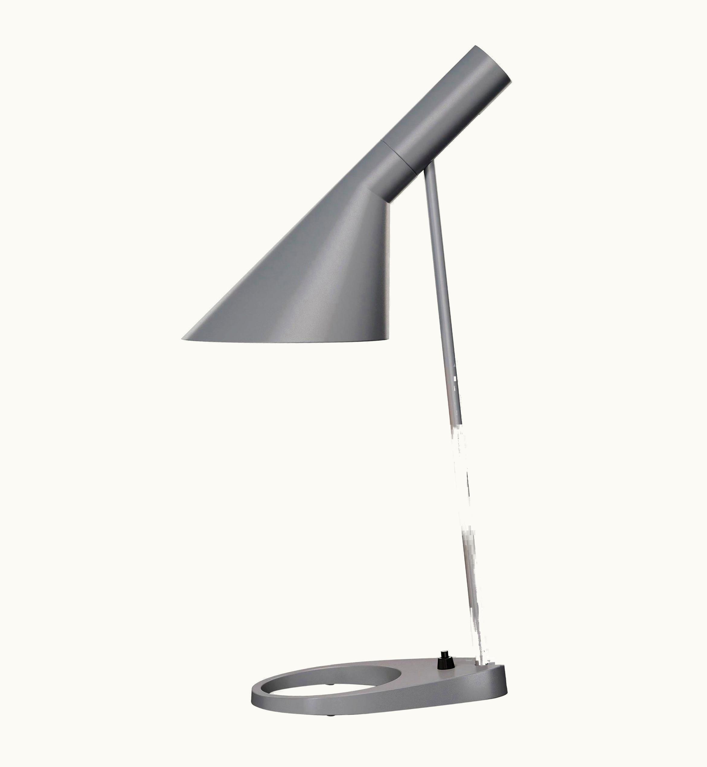 Arne Jacobsen Arne Jacobsen AJ Table Lamp In Dark Gray For Louis Poulsen
