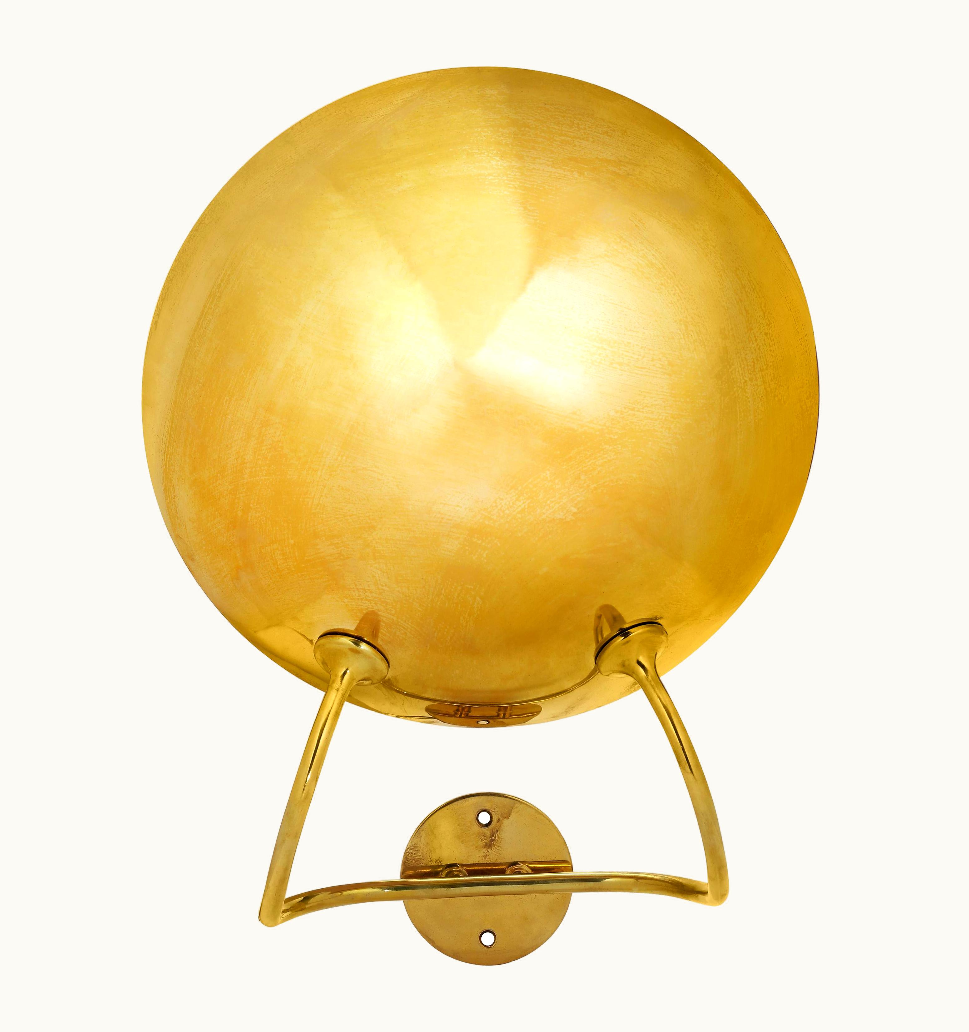 Arne Jacobsen Arne Jacobsen Early Arne Jacobsen Brass Wall Lamp, Denmark