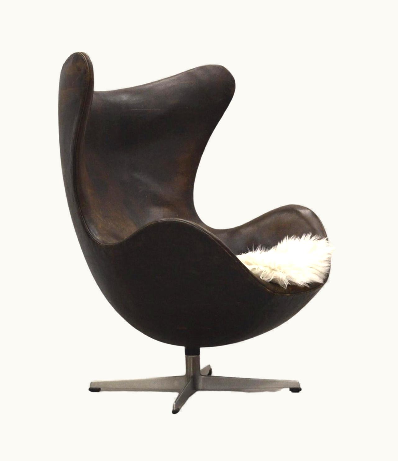 Arne Jacobsen Arne Jacobsen 1st Edition Egg Chair By Arne Jacobsen For Fritz Hansen, 1958