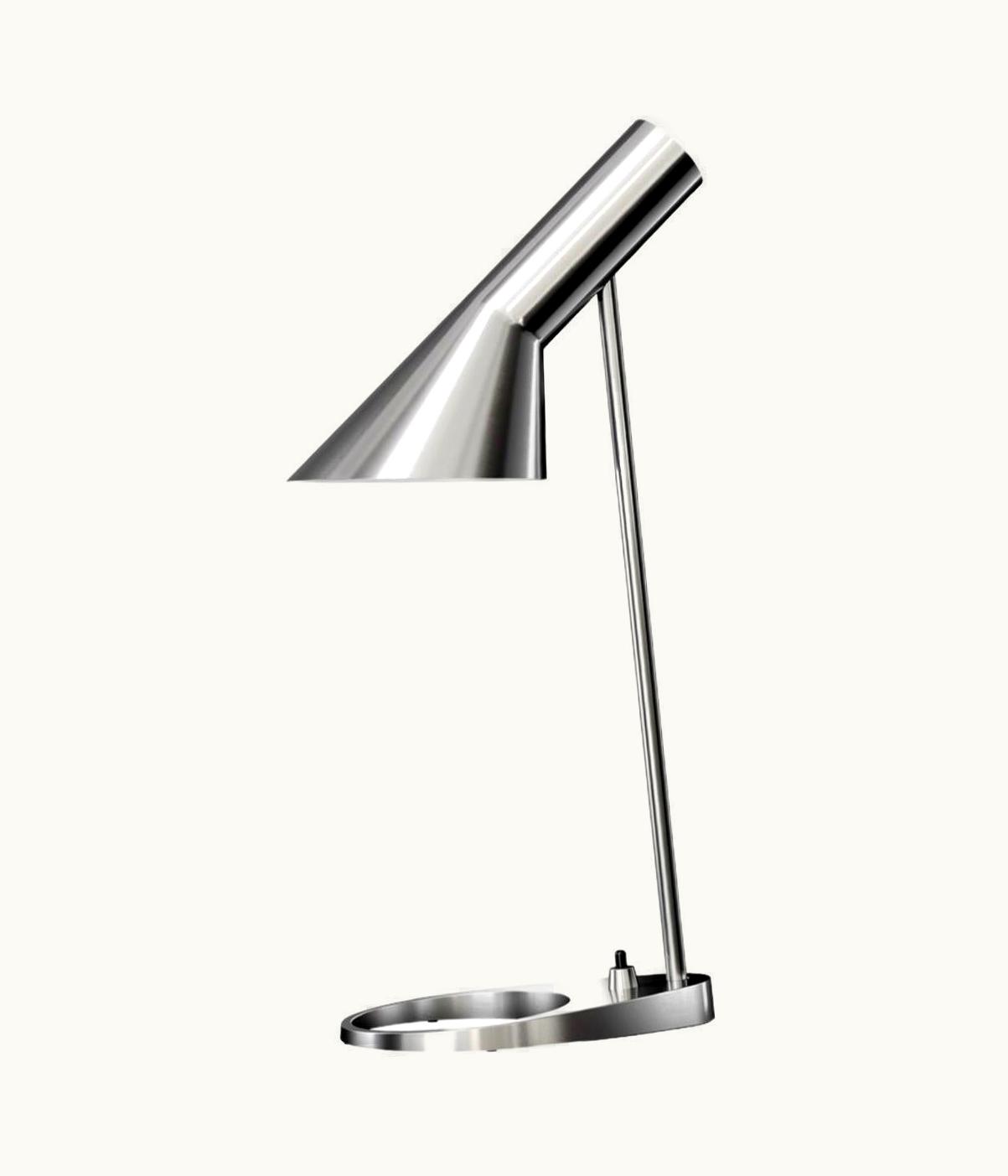 Arne Jacobsen Arne Jacobsen AJ Table Mini In Polished Stainless Steel For Louis Poulsen