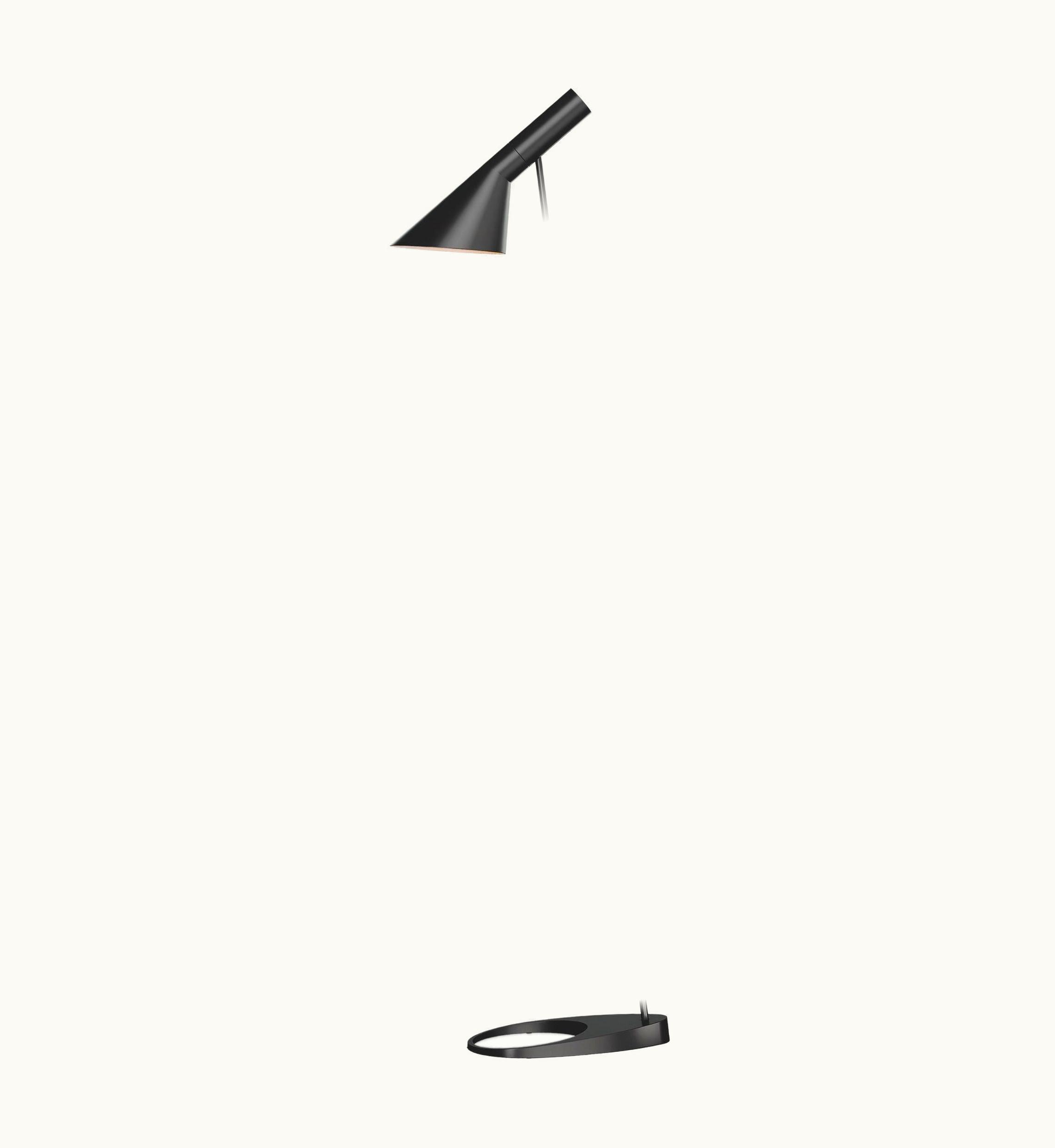 Arne Jacobsen Arne Jacobsen Louis Poulsen AJ Floor Lamp In Black By Arne Jacobsen