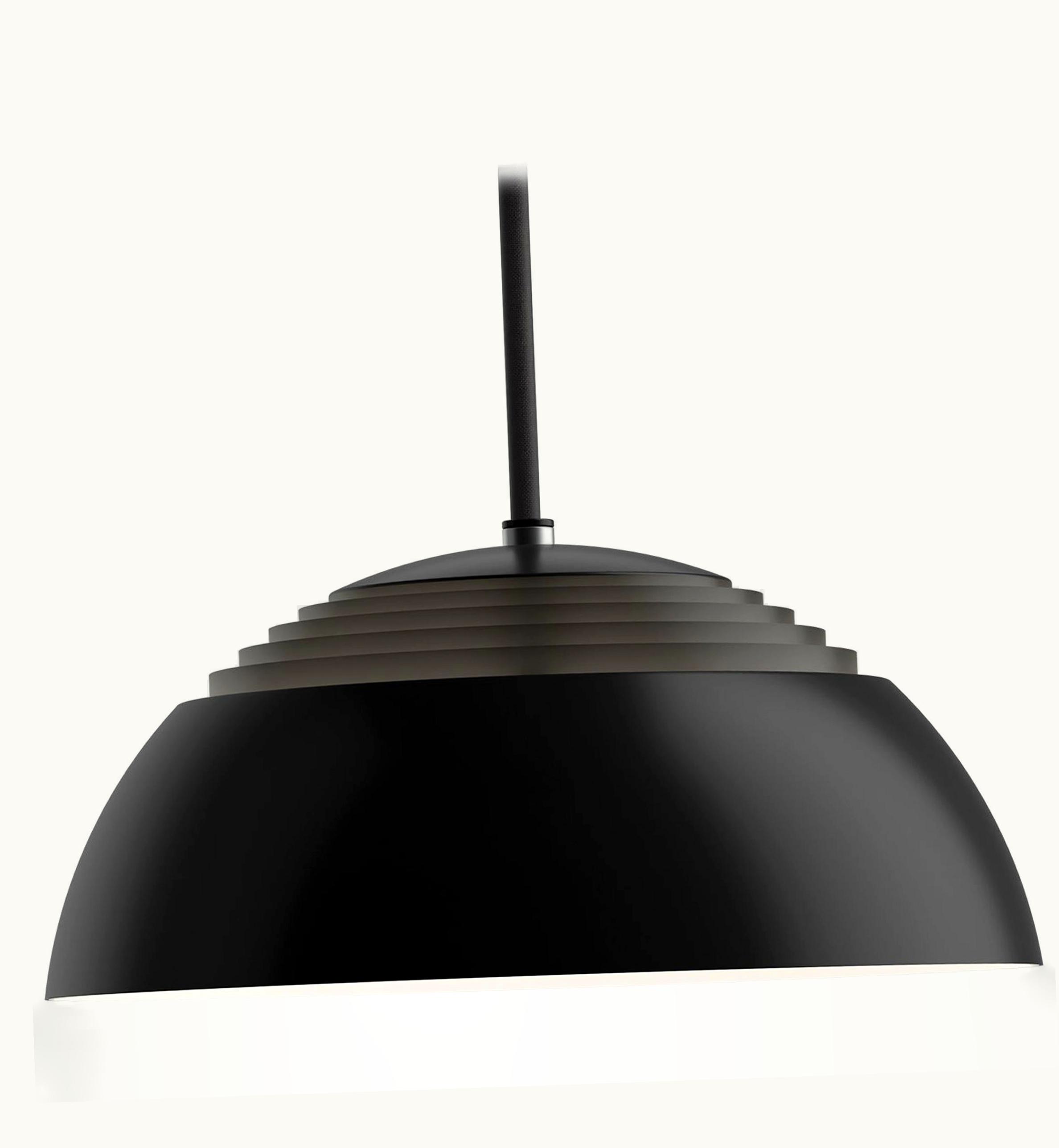 Arne Jacobsen Arne Jacobsen Small AJ Royal Pendant In Black By Arne Jacobsen For Louis Poulsen