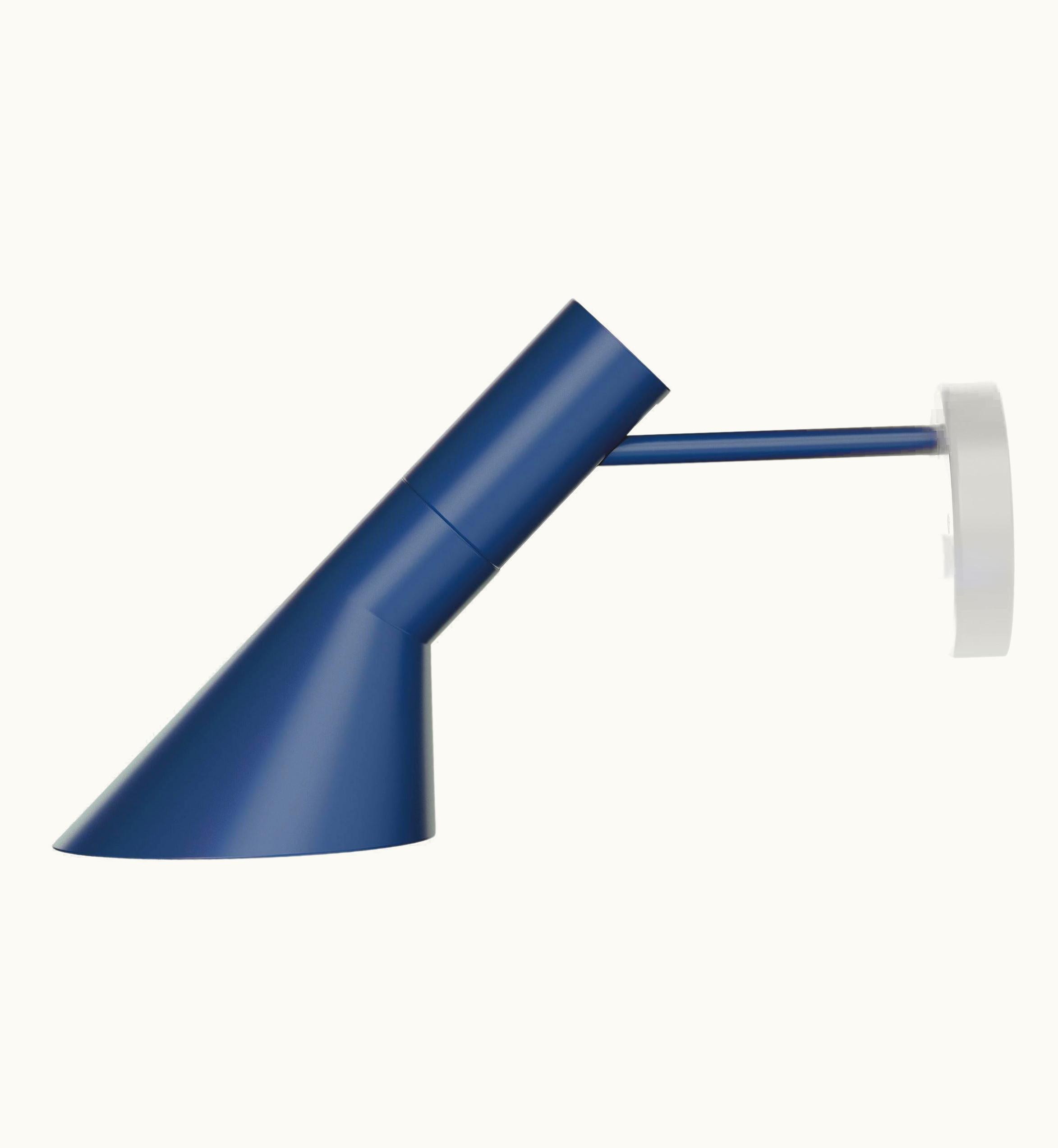 Arne Jacobsen Arne Jacobsen Louis Poulsen AJ Wall Lights In Midnight Blue By Arne Jacobsen