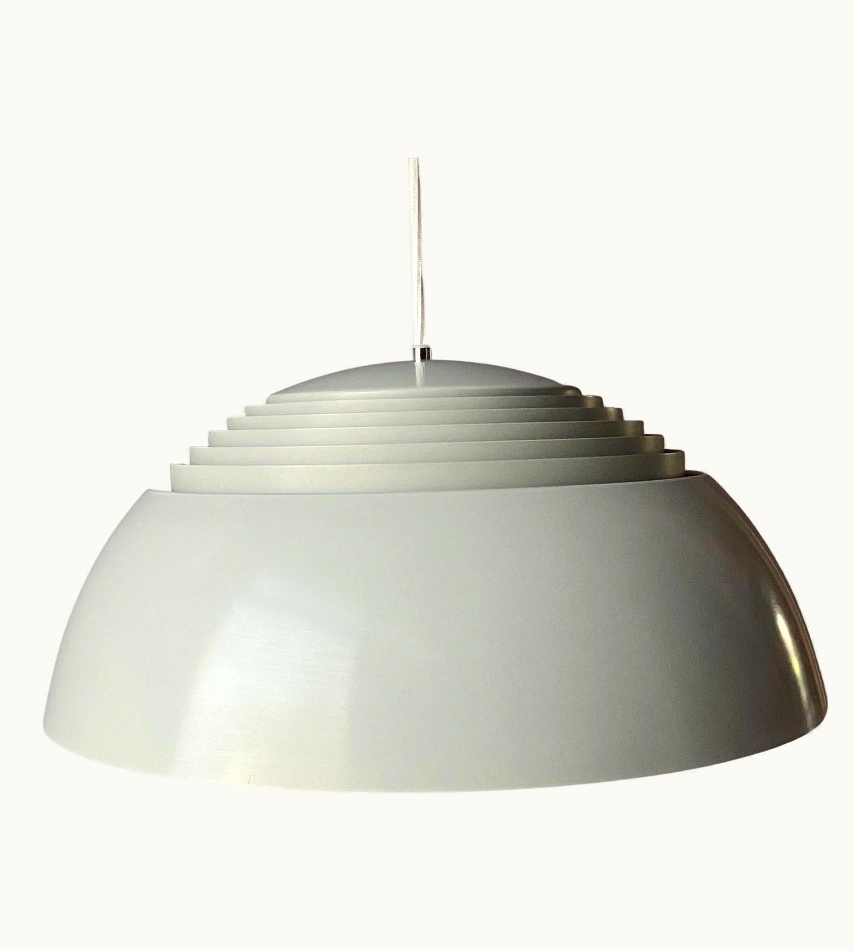 Arne Jacobsen Arne Jacobsen Grey Arne Jacobsen Aj Royal Pendant Lamp By Louis Poulsen, Denmark