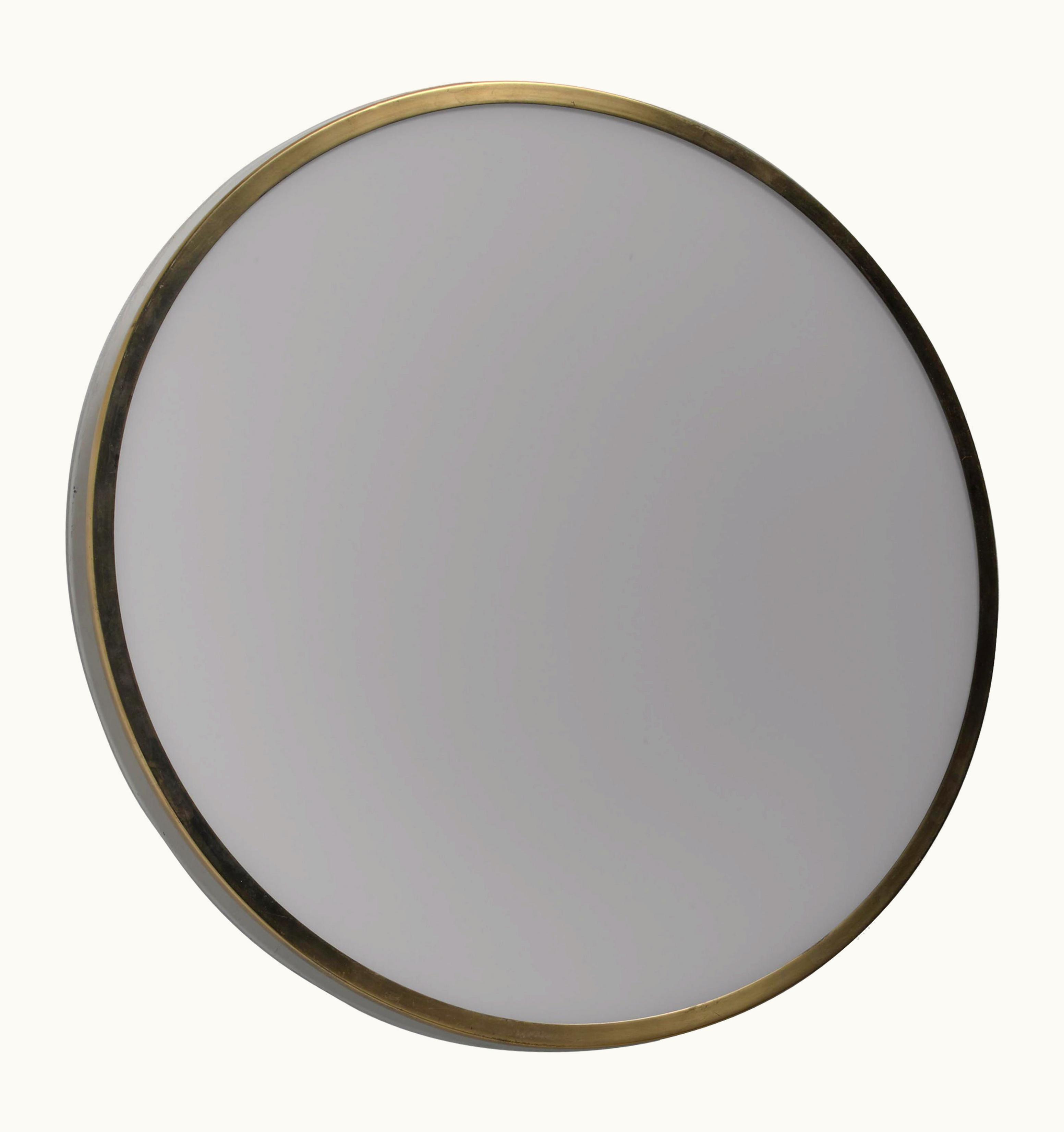 Arne Jacobsen Arne Jacobsen Large Munkegaard Ceiling Or Wall Lamp, Denmark, 1950s '10 Pcs'