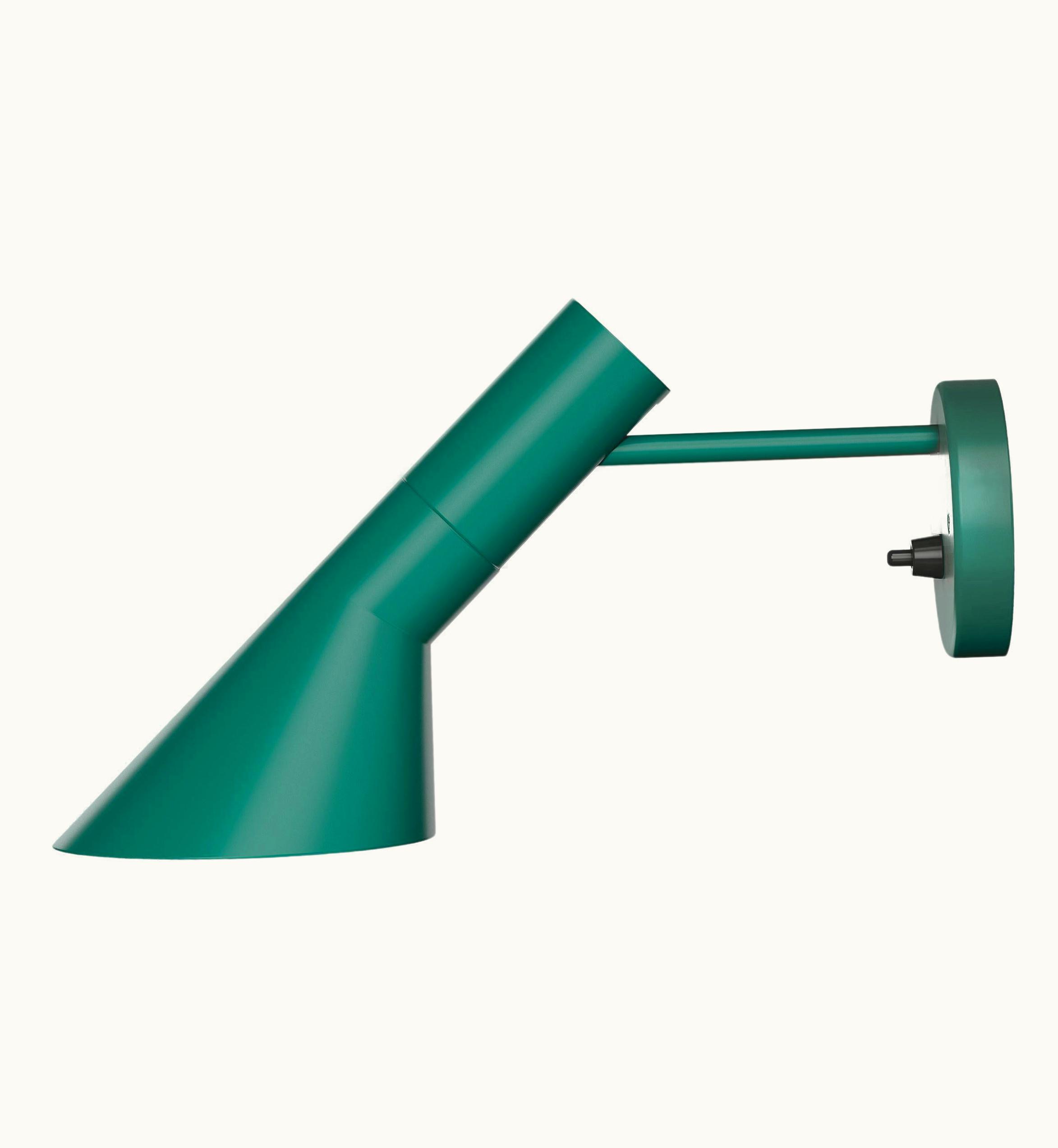 Arne Jacobsen Arne Jacobsen Louis Poulsen AJ Wall Lights In Dark Green By Arne Jacobsen