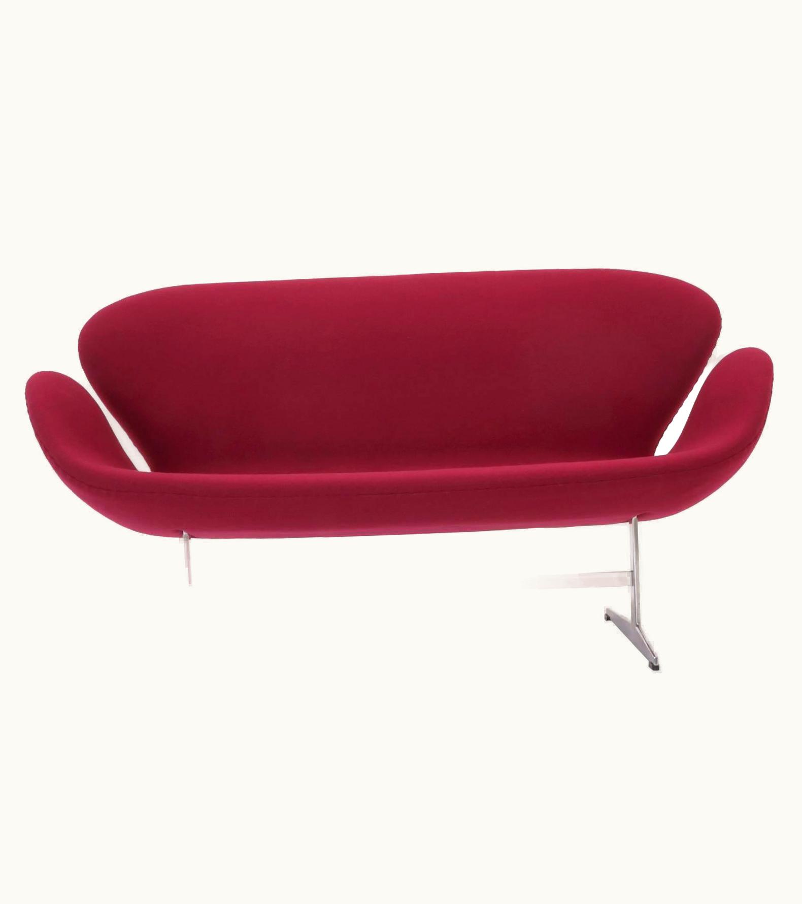 Arne Jacobsen Arne Jacobsen Original Arne Jacobsen Swan Sofa Settee, Fritz Hansen, Denmark, Excellent