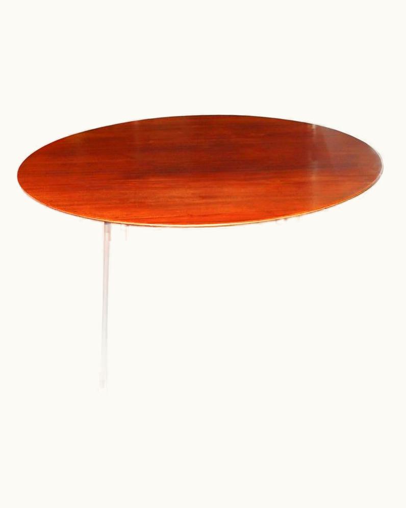 Arne Jacobsen Arne Jacobsen For Fritz And Hansen Teak And Chrome Table