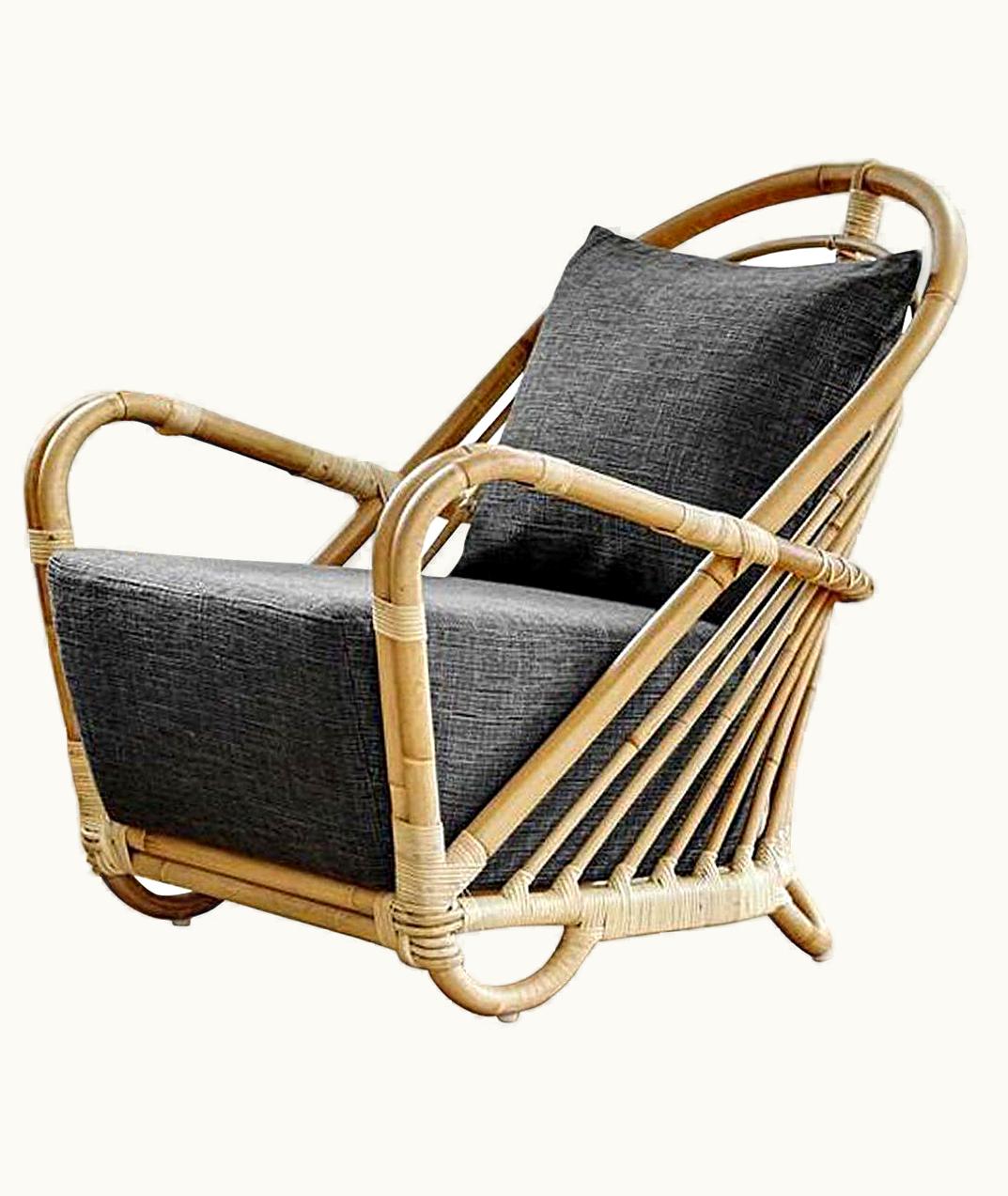 Arne Jacobsen Arne Jacobsen 1930s Arne Jacobsen Design Rattan Lounge Armchair