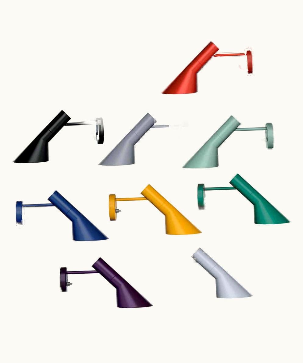 Arne Jacobsen Arne Jacobsen Louis Poulsen, AJ Color Wall Lamp By Arne Jacobsen