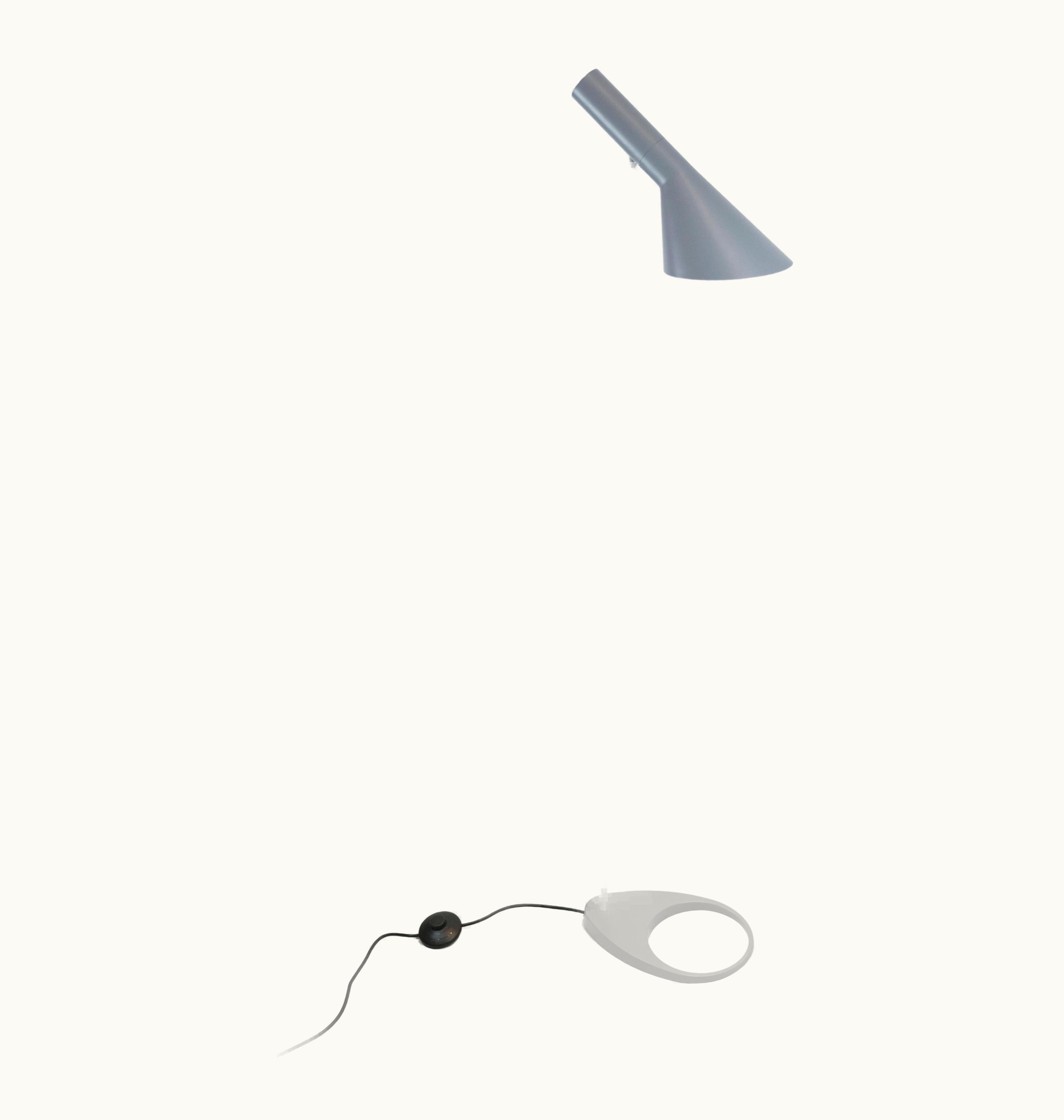 Arne Jacobsen Arne Jacobsen Floor Lamp In Gray Designed For SAS Hotel In Copenhagen, 1957