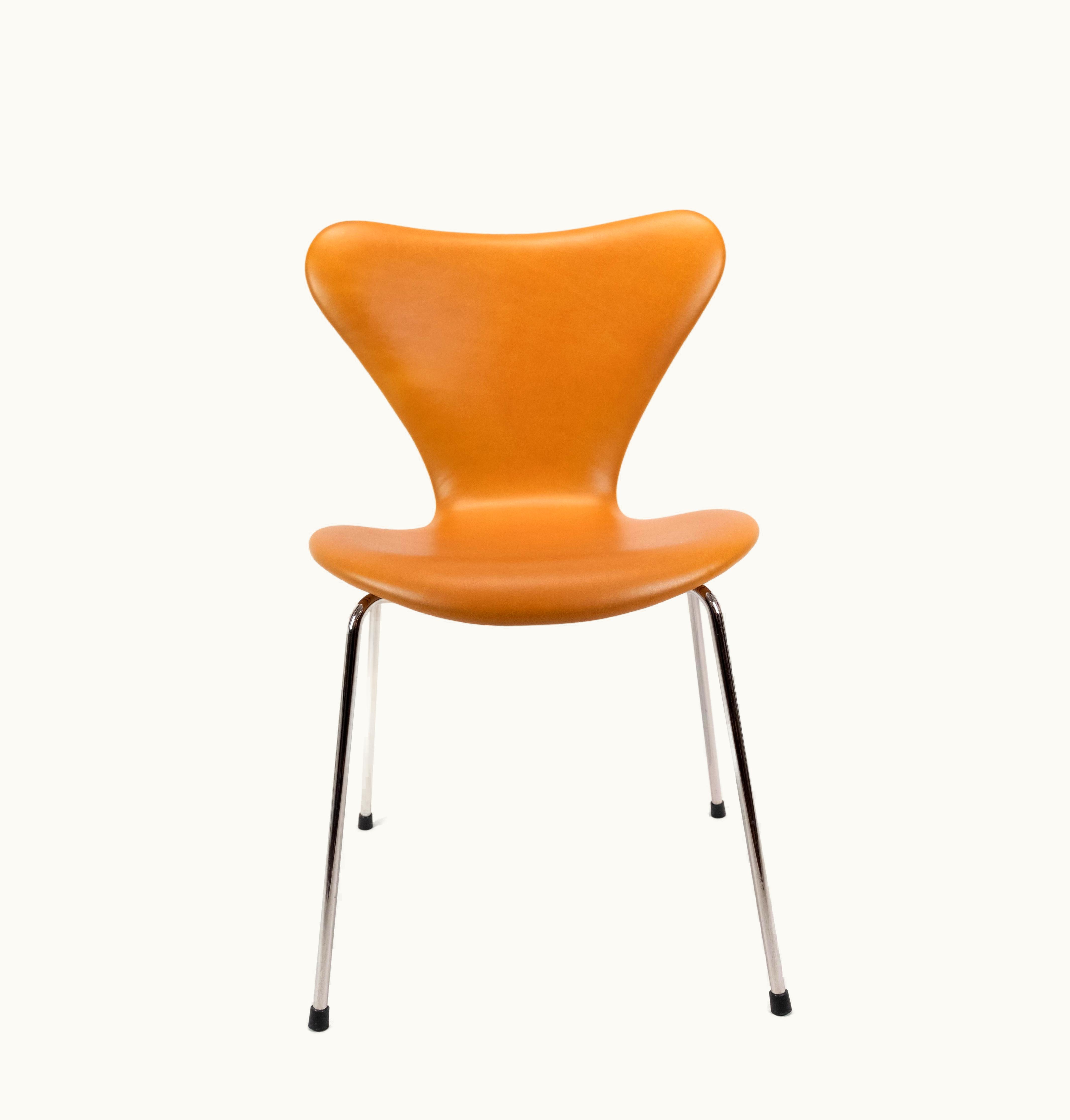 Arne Jacobsen Arne Jacobsen Set Of 6 Seven Chairs, Model 3107, Designed By Arne Jacobsen