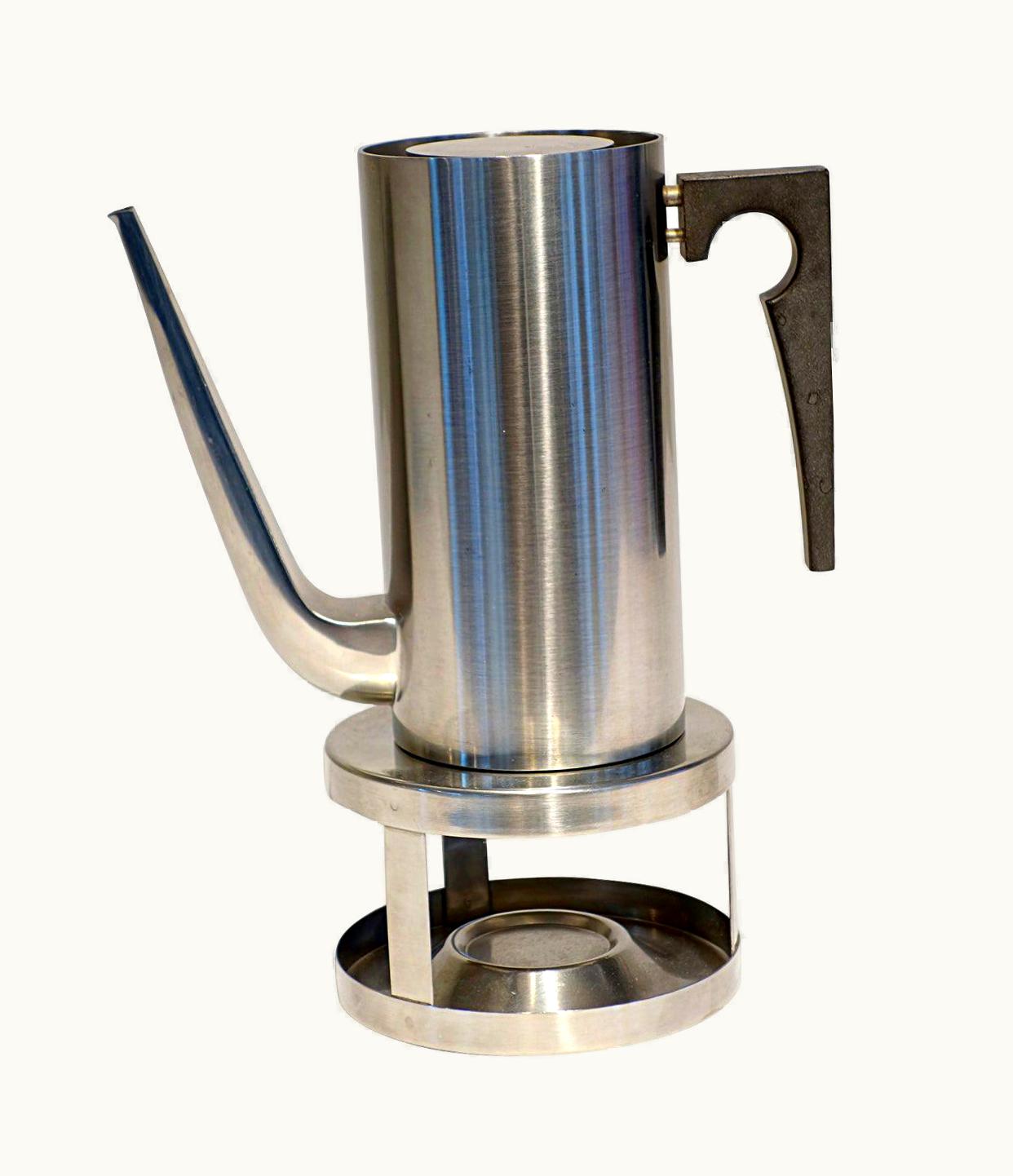 Arne Jacobsen Arne Jacobsen Midcentury Cylinda Coffee Pot And Stove By Arne Jacobsen For Stelton