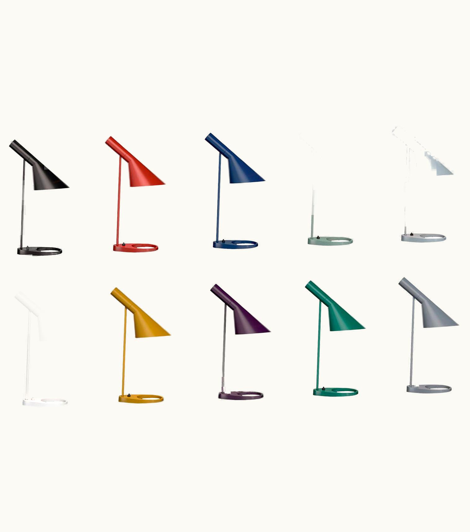 Arne Jacobsen Arne Jacobsen Louis Poulsen, AJ Color Mini Table Lamp By Arne Jacobsen