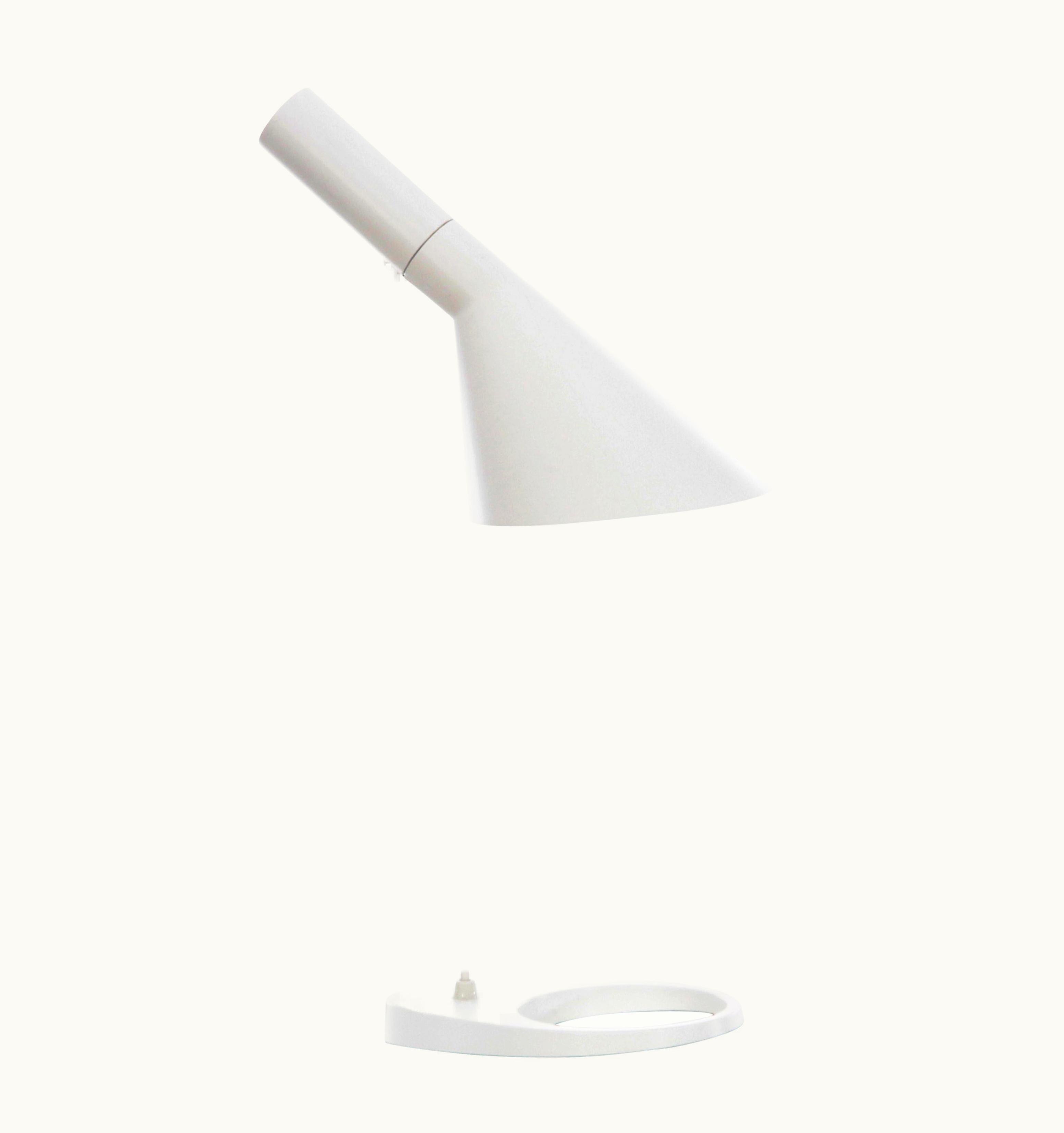 Arne Jacobsen Arne Jacobsen Mid-Century Modern Scandinavian Table Lamp AJ White By Arne Jacobsen