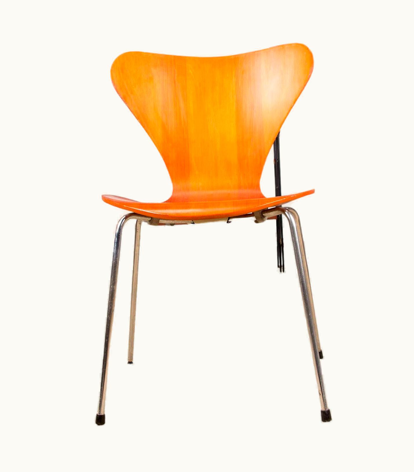 Arne Jacobsen Arne Jacobsen Teak Series 7 Side Chairs By Arne Jacobsen For Fritz Hansen, 1970s, Set Of 4