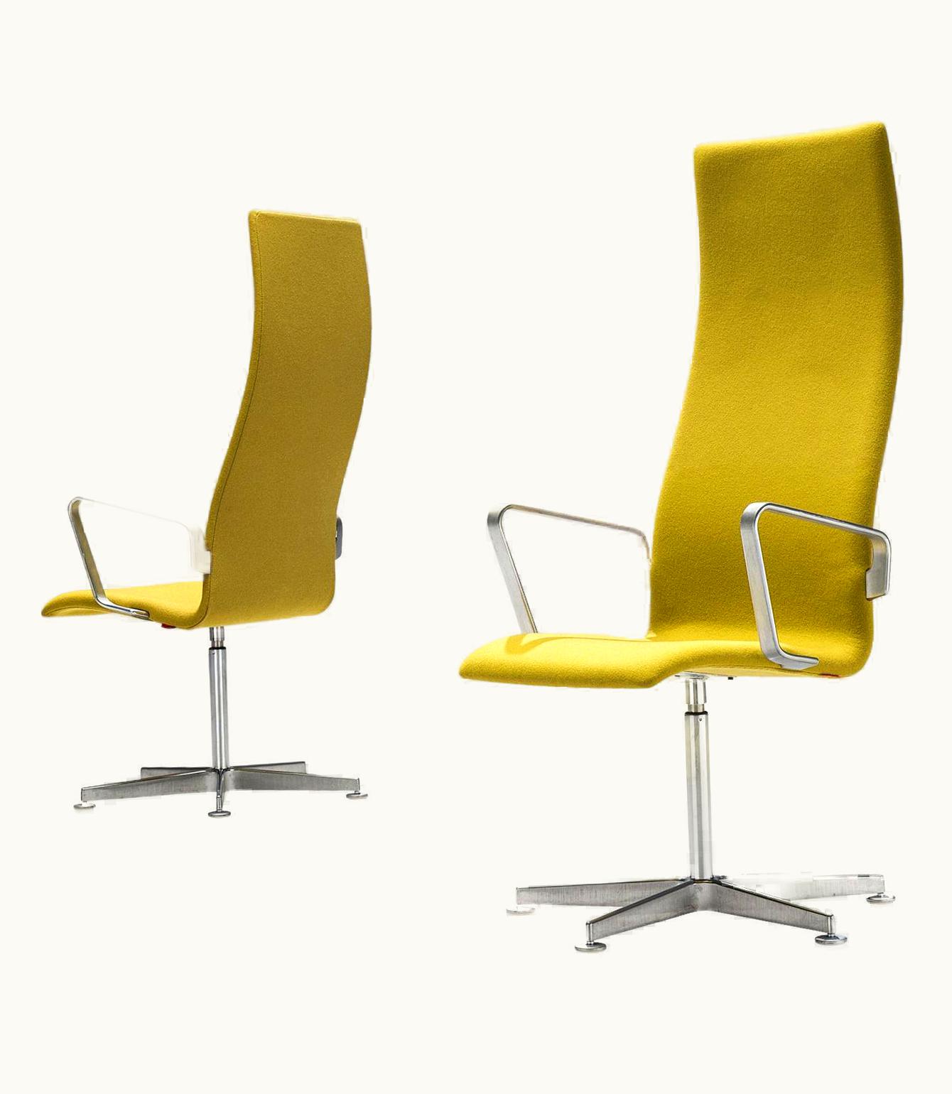 Arne Jacobsen Arne Jacobsen For Fritz Hansen Pair Of 'Oxford' Desk Chairs