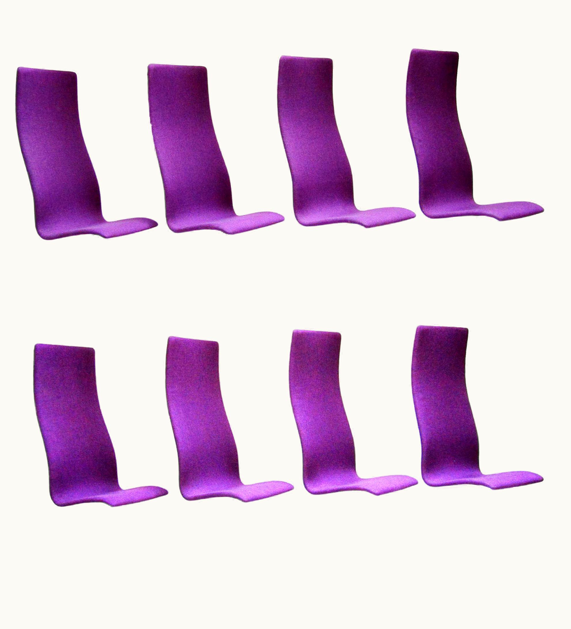 Arne Jacobsen Arne Jacobsen Eight 1960s High Back Oxford Chairs By Arne Jacobsen For Fritz Hansen