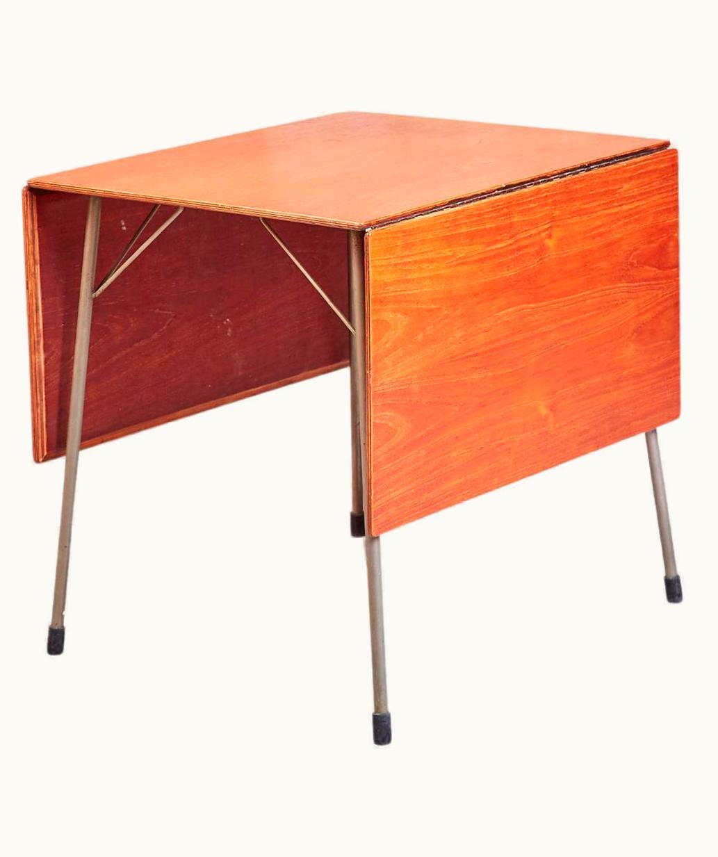 Arne Jacobsen Arne Jacobsen Vintage Mid-Century Arne Jacobsen 3601 Drop Leaf Table For Fritz Hansen In Teak