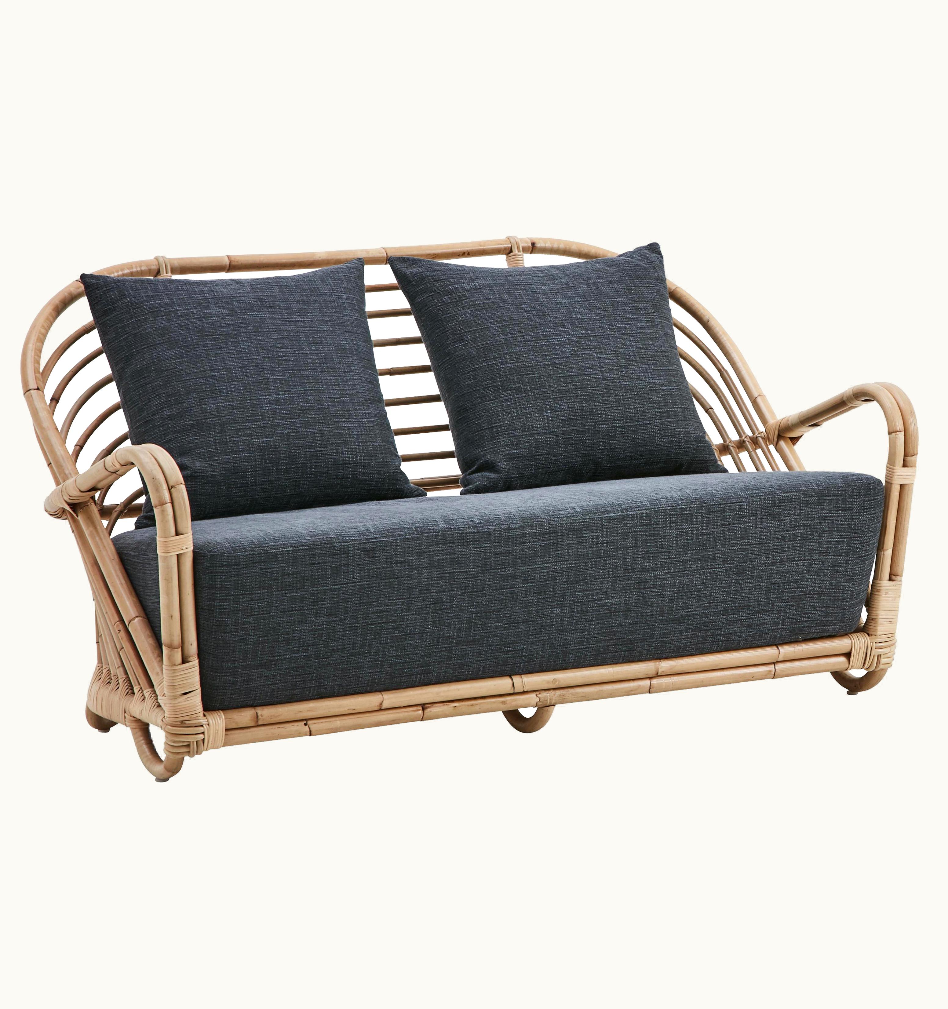 Arne Jacobsen Arne Jacobsen Charlottenborg Lounge Sofa, 2 Seats, By Arne Jacobsen, New Edition