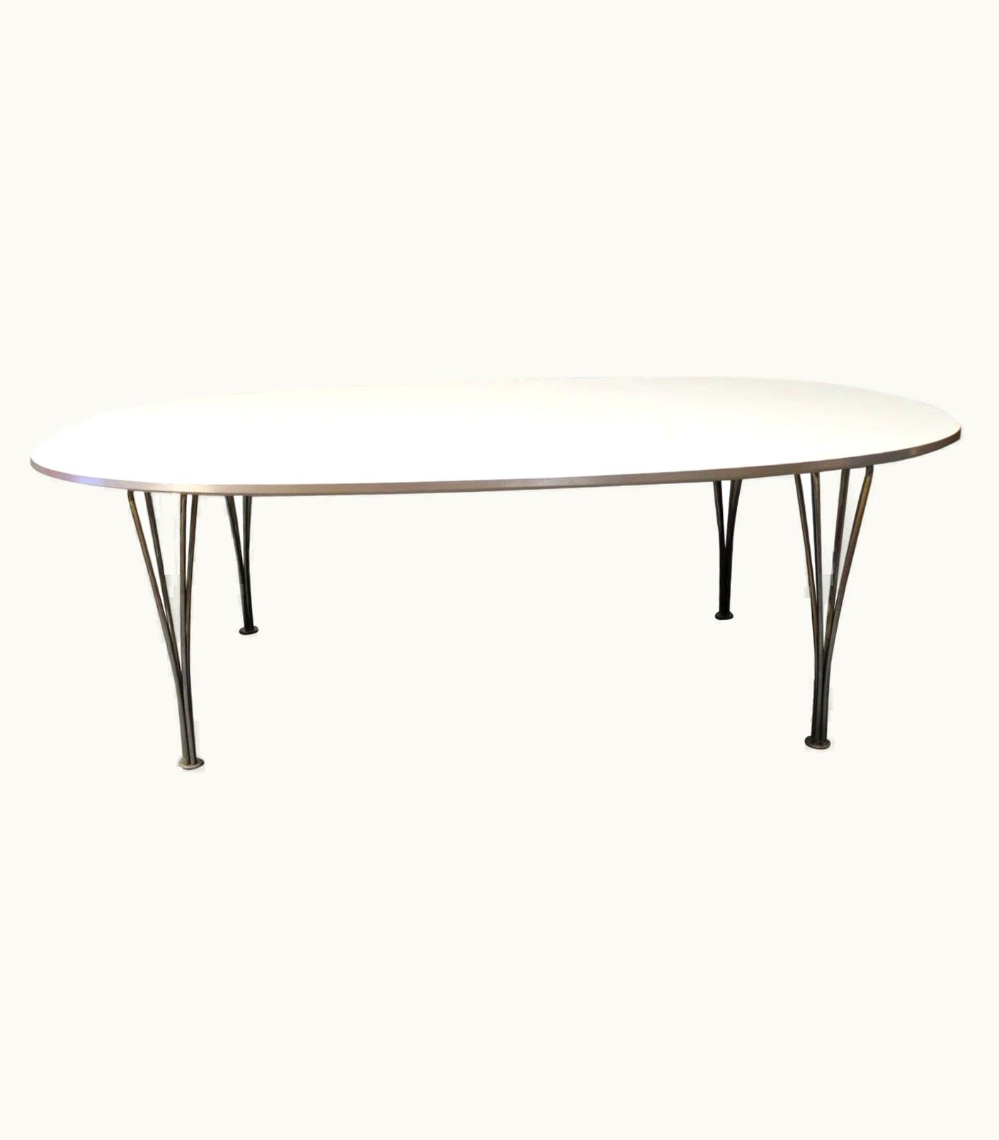 Arne Jacobsen;Bruno Mathsson;Piet Hein Arne Jacobsen;Bruno Mathsson;Piet Hein Superellipse Piet Hein Coffee Table Manufactured By Fritz Hansen In 2011