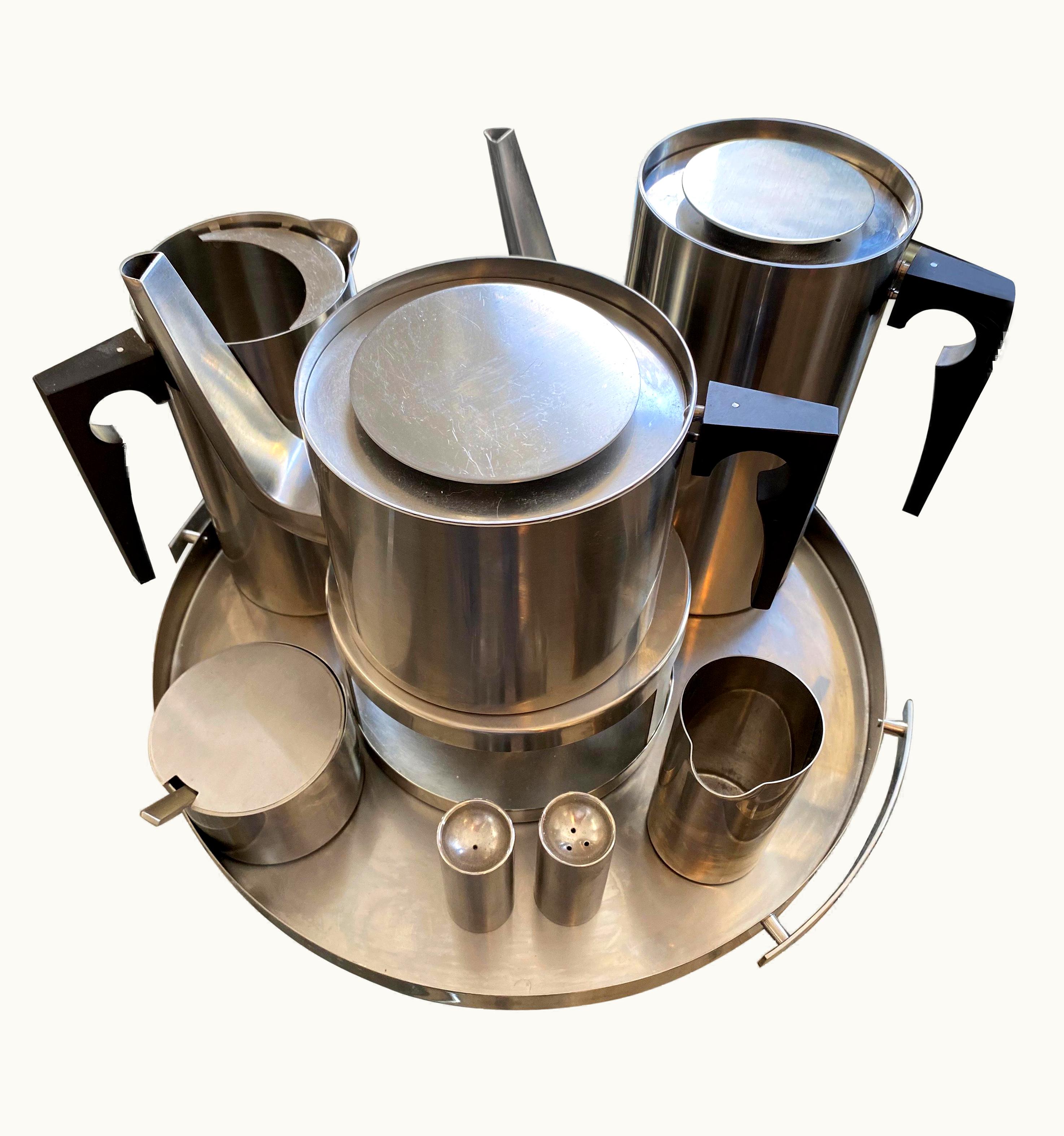 Arne Jacobsen Arne Jacobsen Vintage Coffee / Tea Set By Arne Jacobsen For Stelton