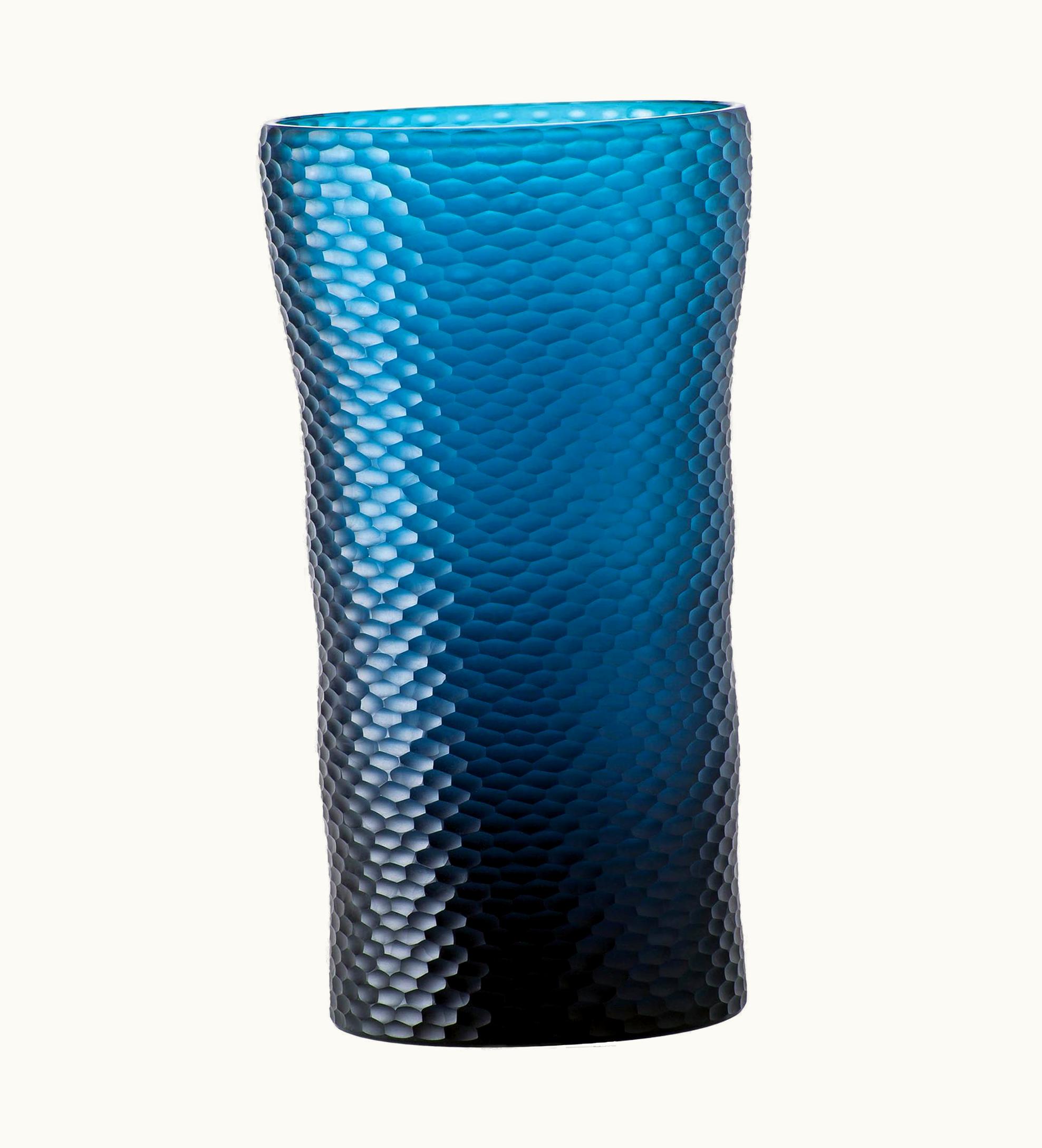 Carlo Scarpa Carlo Scarpa Venini Battuto A Nido D'ape Glass Vase In Horizon By Carlo Scarpa