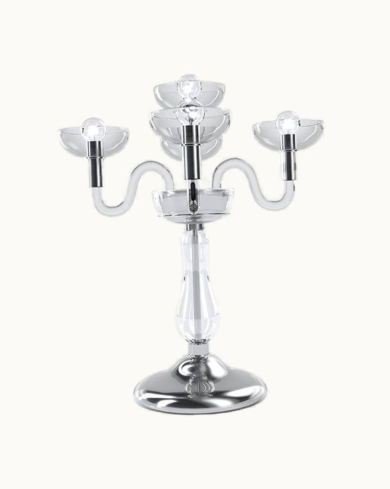 Carlo Scarpa Carlo Scarpa 21st Century Carlo Scarpa 99.37 Small Table Lamp In Crystal Blown Glass