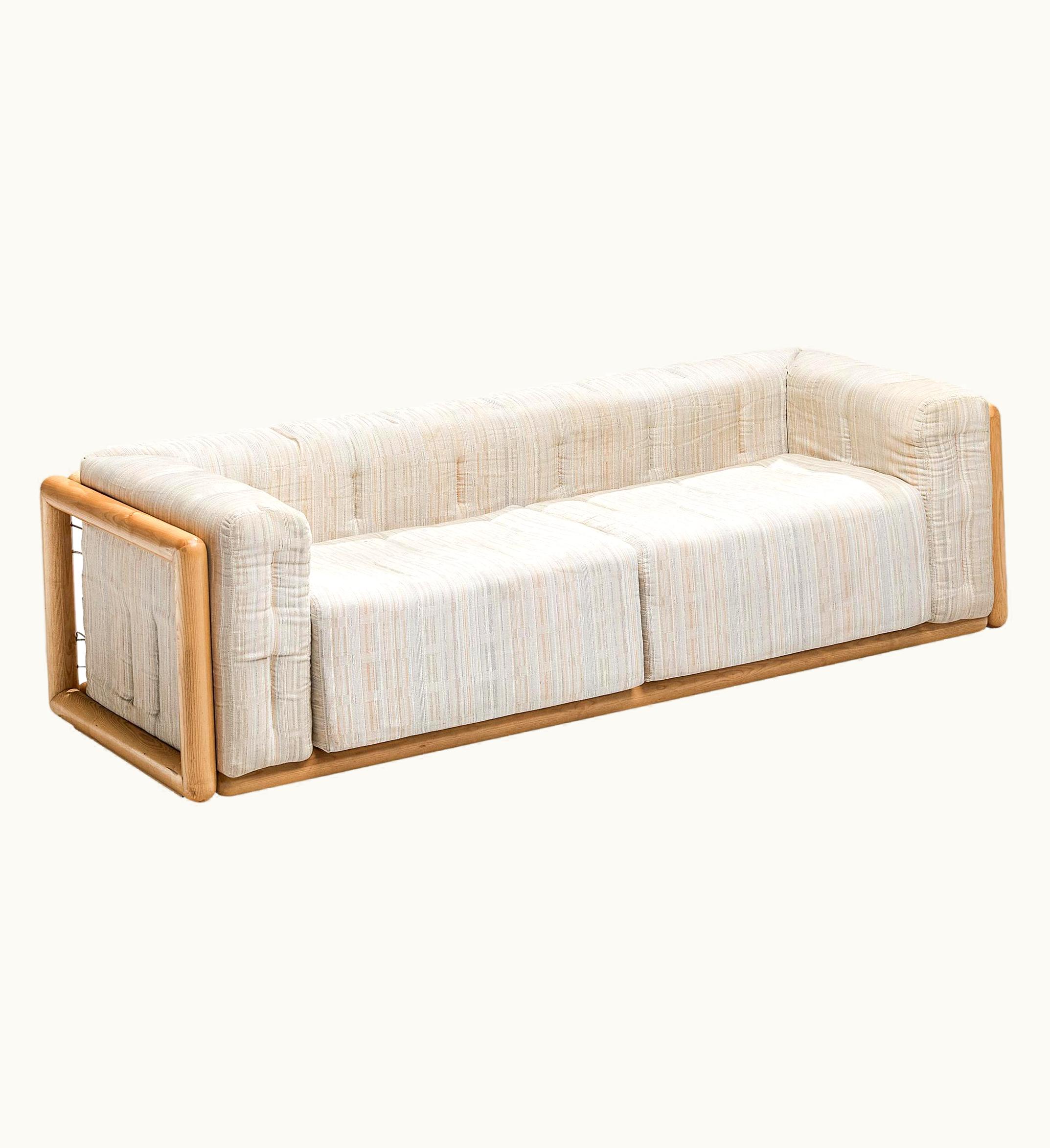 Carlo Scarpa Carlo Scarpa For Simon Sofa Model 'Cornaro' With Frame In Ash