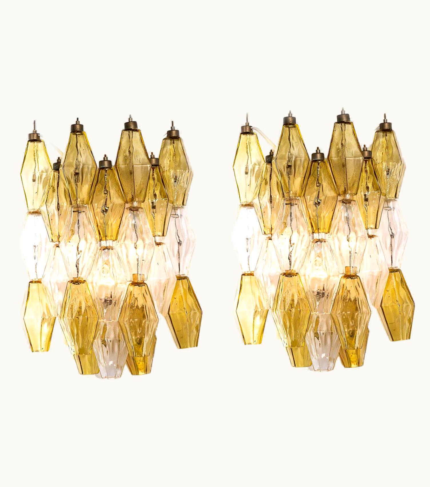 Carlo Scarpa Carlo Scarpa 1960s Pair Of Hand Blown Glass Sconces By Carlo Scarpa For Venini UZ0188434