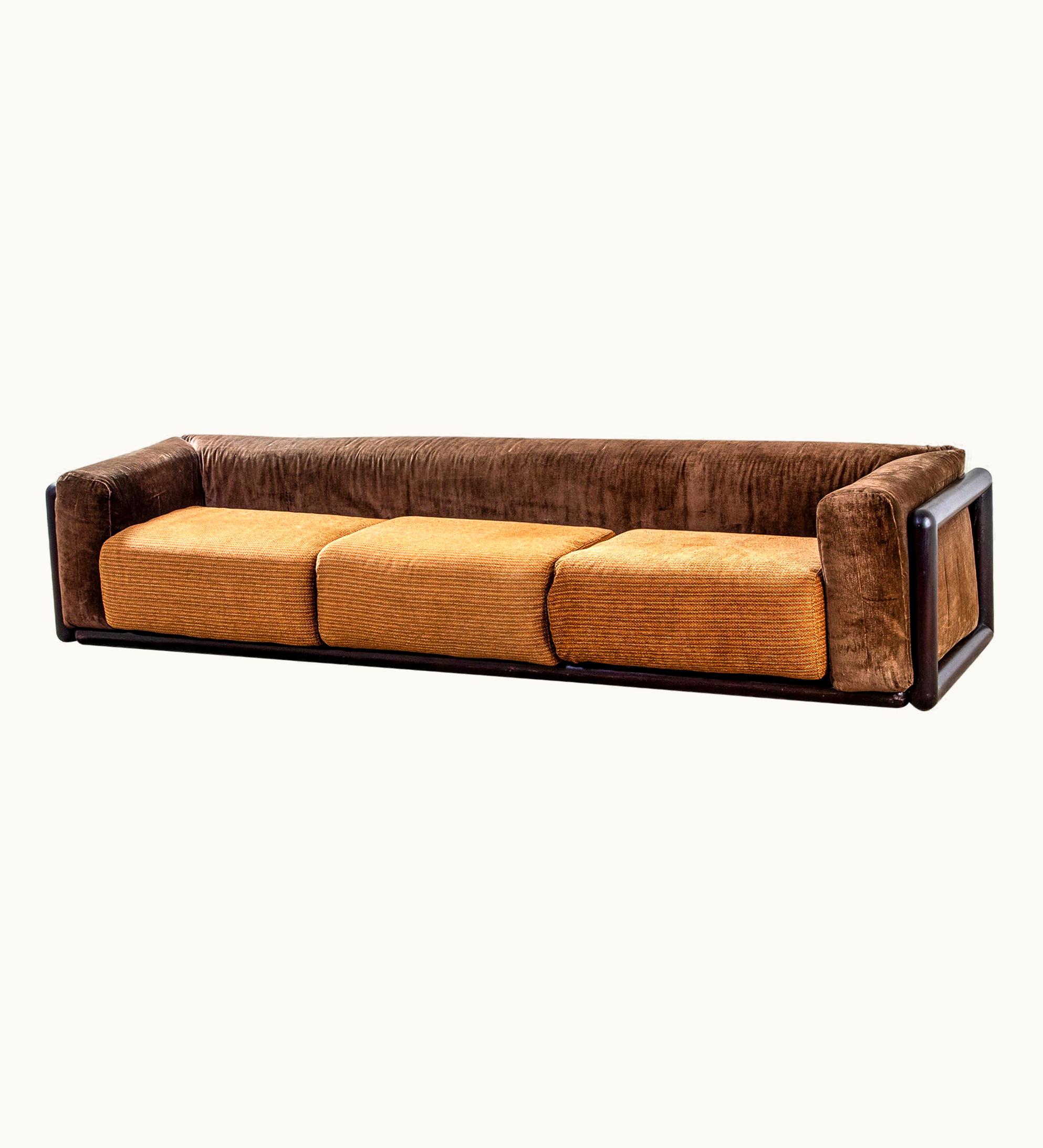 Carlo Scarpa Carlo Scarpa 20th Century Carlo Scarpa Cornaro Sofa For Simon Gavina 3 Seats '70s