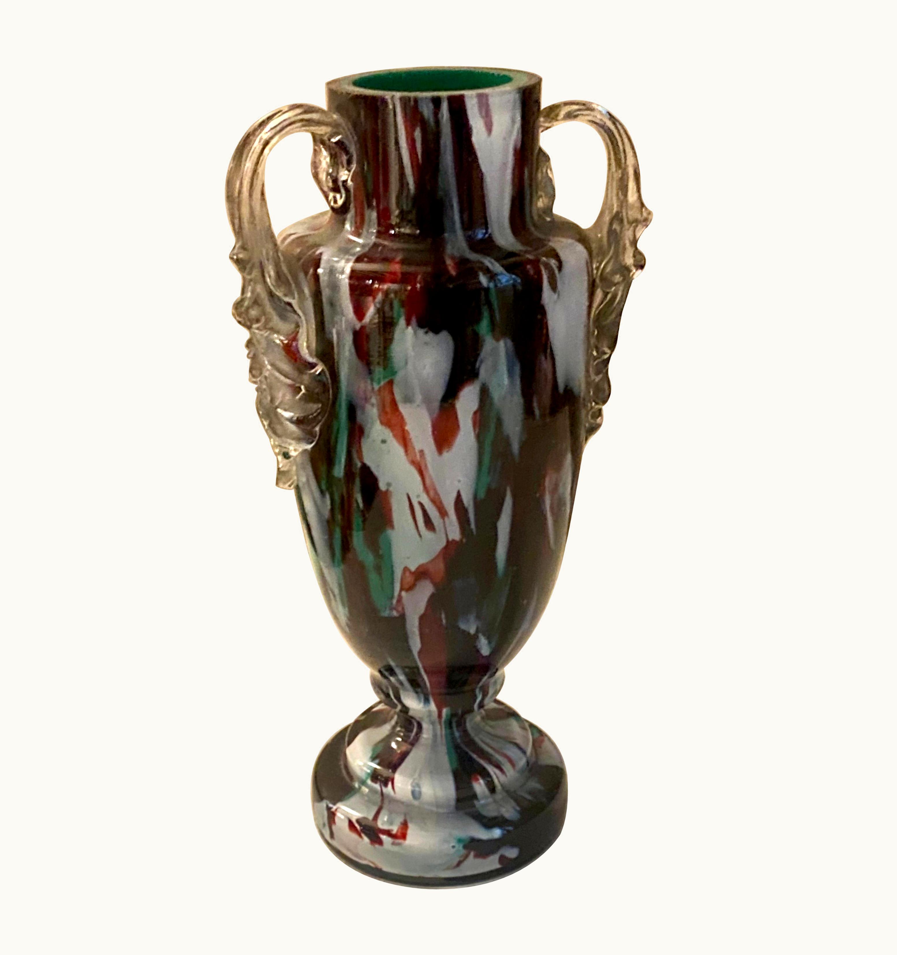 Carlo Scarpa Carlo Scarpa Collectable Vintage Carlo Scarpa Murano Murrine Millefiori, Glass Vase Amphora