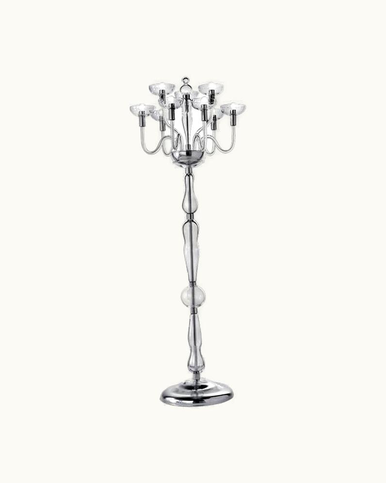 Carlo Scarpa Carlo Scarpa 21st Century Carlo Scarpa 99.37 Floor Lamp In Crystal By Carlo Scarpa