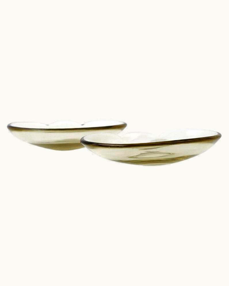 Carlo Scarpa Carlo Scarpa Pair Of Carlo Scarpa Glass Dishes For Venini, Circa 1930