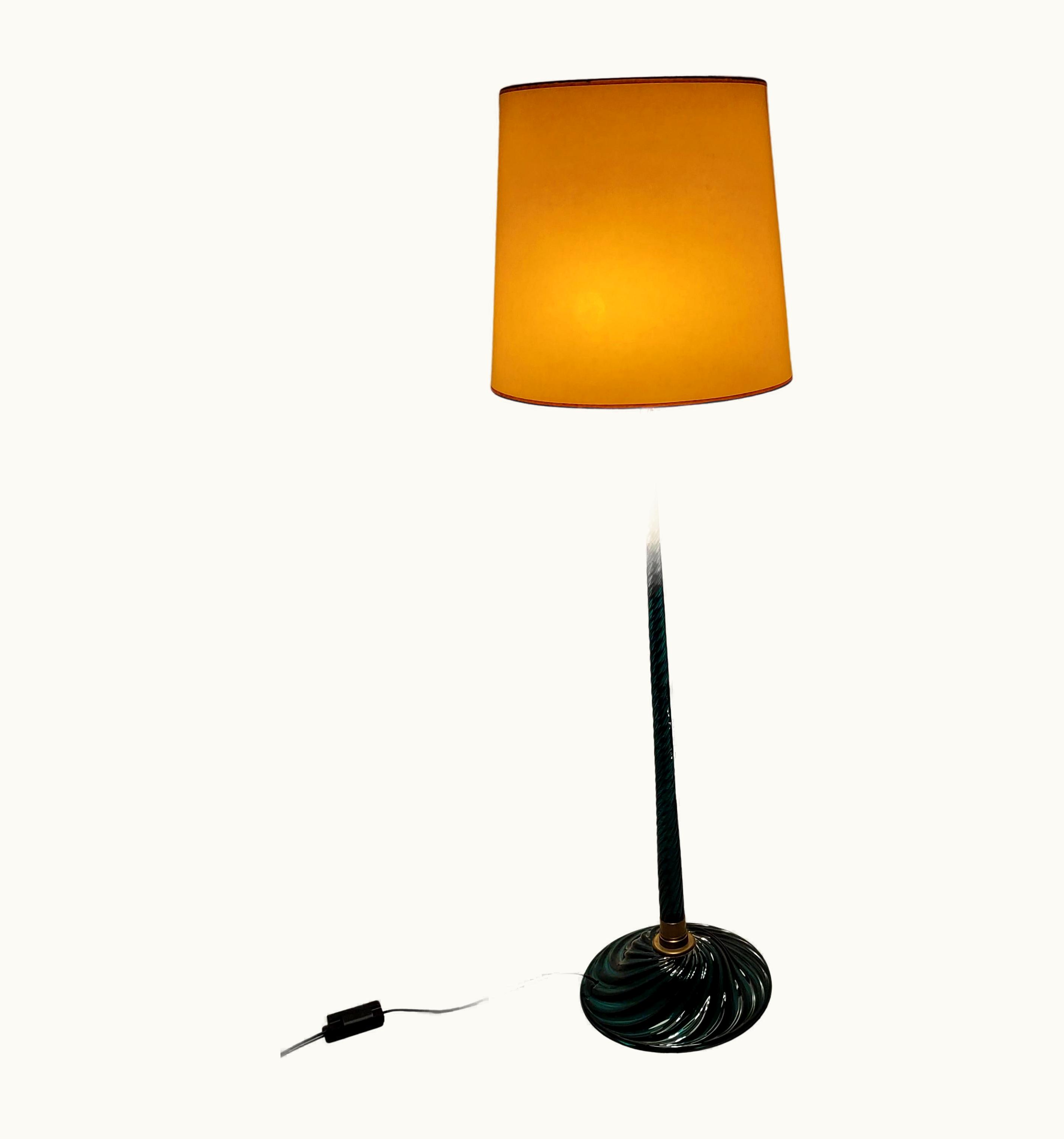Carlo Scarpa Carlo Scarpa Floor Lamp By Carlo Scarpa, Venini Italy, Murano Glass 1940s
