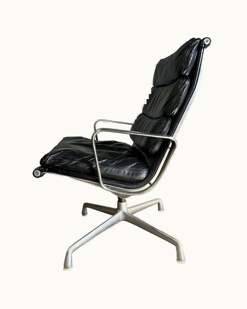 Charles and Ray Eames Charles and Ray Eames Midcentury Eames For Herman Miller Soft Pad Lounge Chair