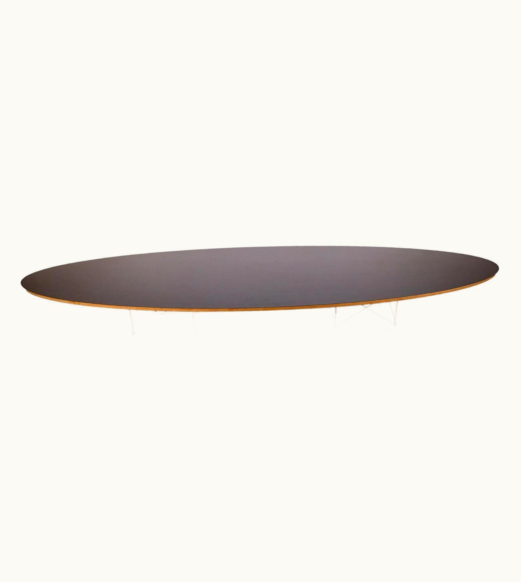 Charles and Ray Eames Charles and Ray Eames Mid-Century Modern Herman Miller Eames Elliptical Surfboard Coffee Table