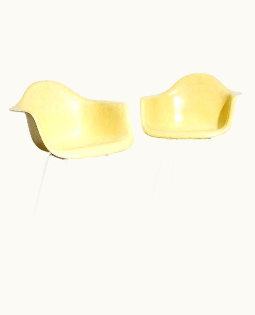 Charles and Ray Eames Charles and Ray Eames Pair Of Vintage Eames Fiberglass Armshells