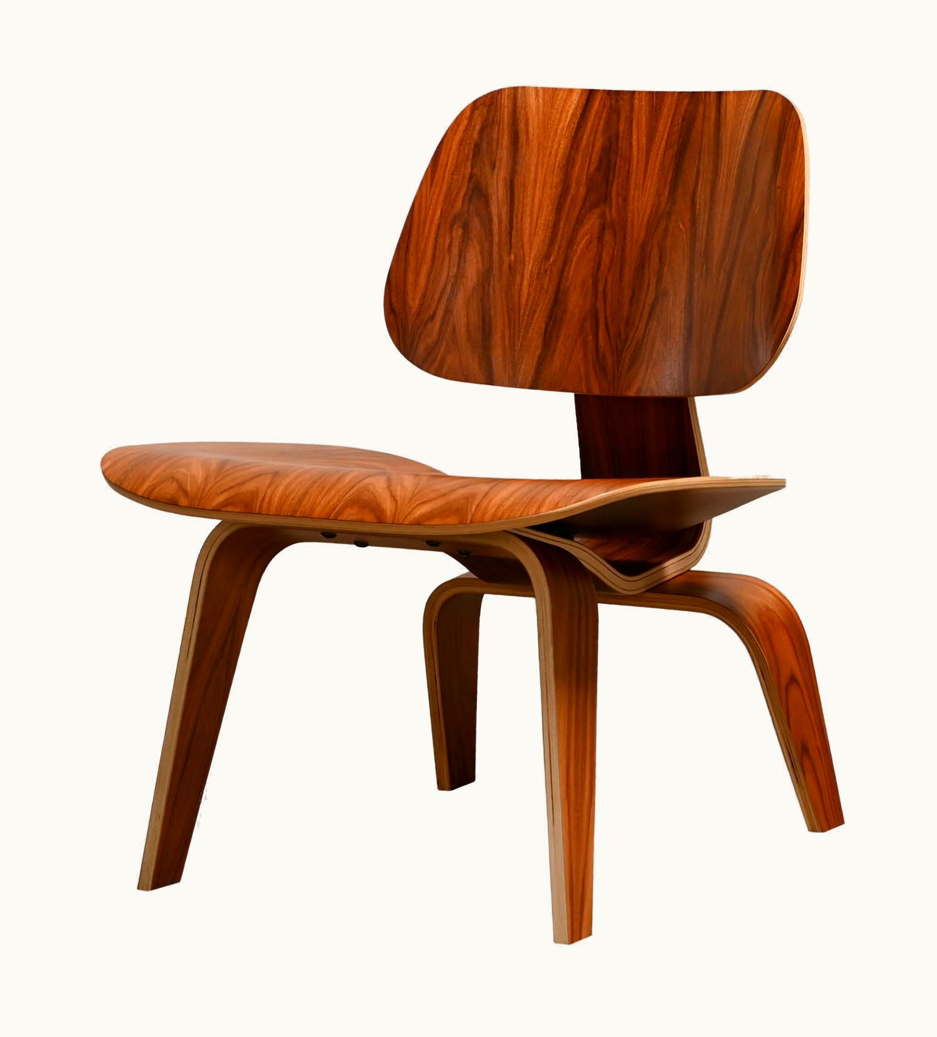 Charles and Ray Eames;Charles Eames Charles and Ray Eames;Charles Eames Charles & Ray Eames LCW Santos Palisander Lounge Chair For Herman Miller