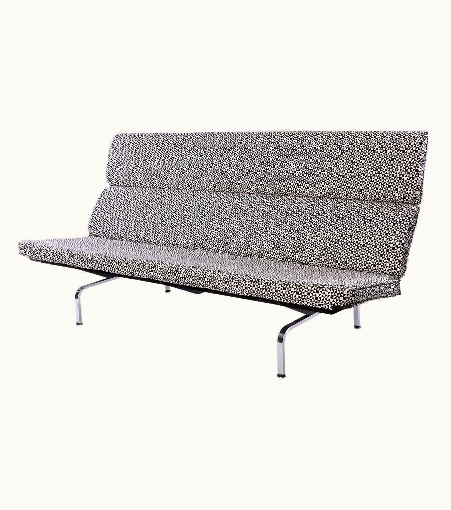Charles and Ray Eames Charles and Ray Eames Herman Miller Compact Sofa With Alexander Girard Fabric