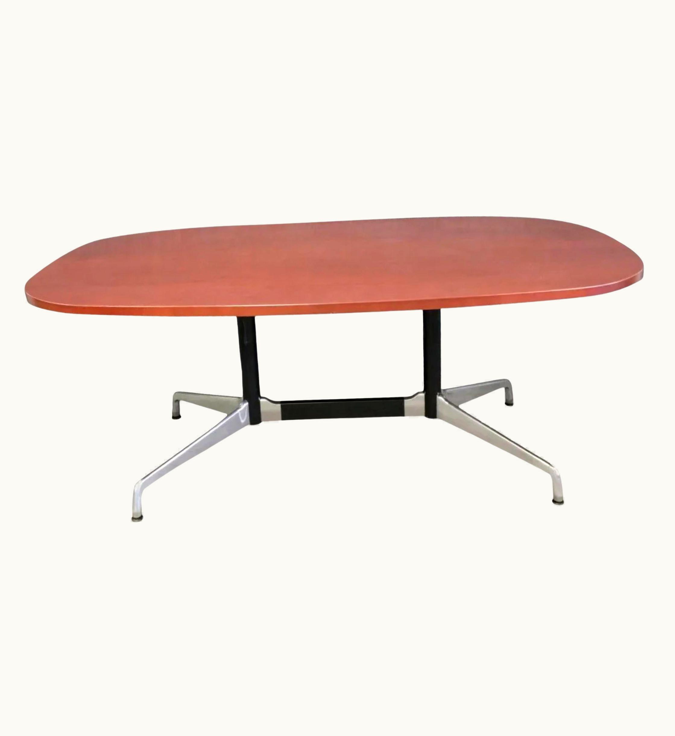 Charles and Ray Eames;Charles Eames Charles and Ray Eames;Charles Eames Modern Conference Or Dining Table By Eames For Herman Miller