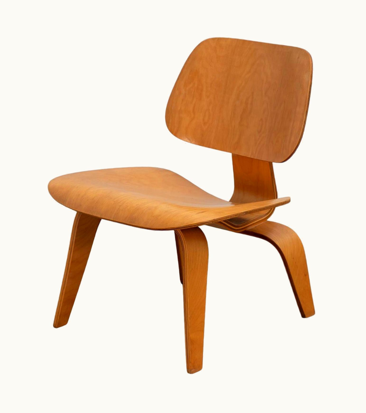 Charles and Ray Eames Charles And Ray Eames For Herman Miller Early Birch LCW Chair