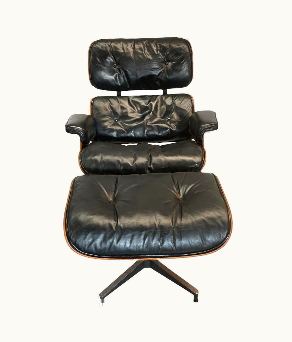 Charles and Ray Eames 1960s, Herman Miller Eames Lounge Chair And Ottoman